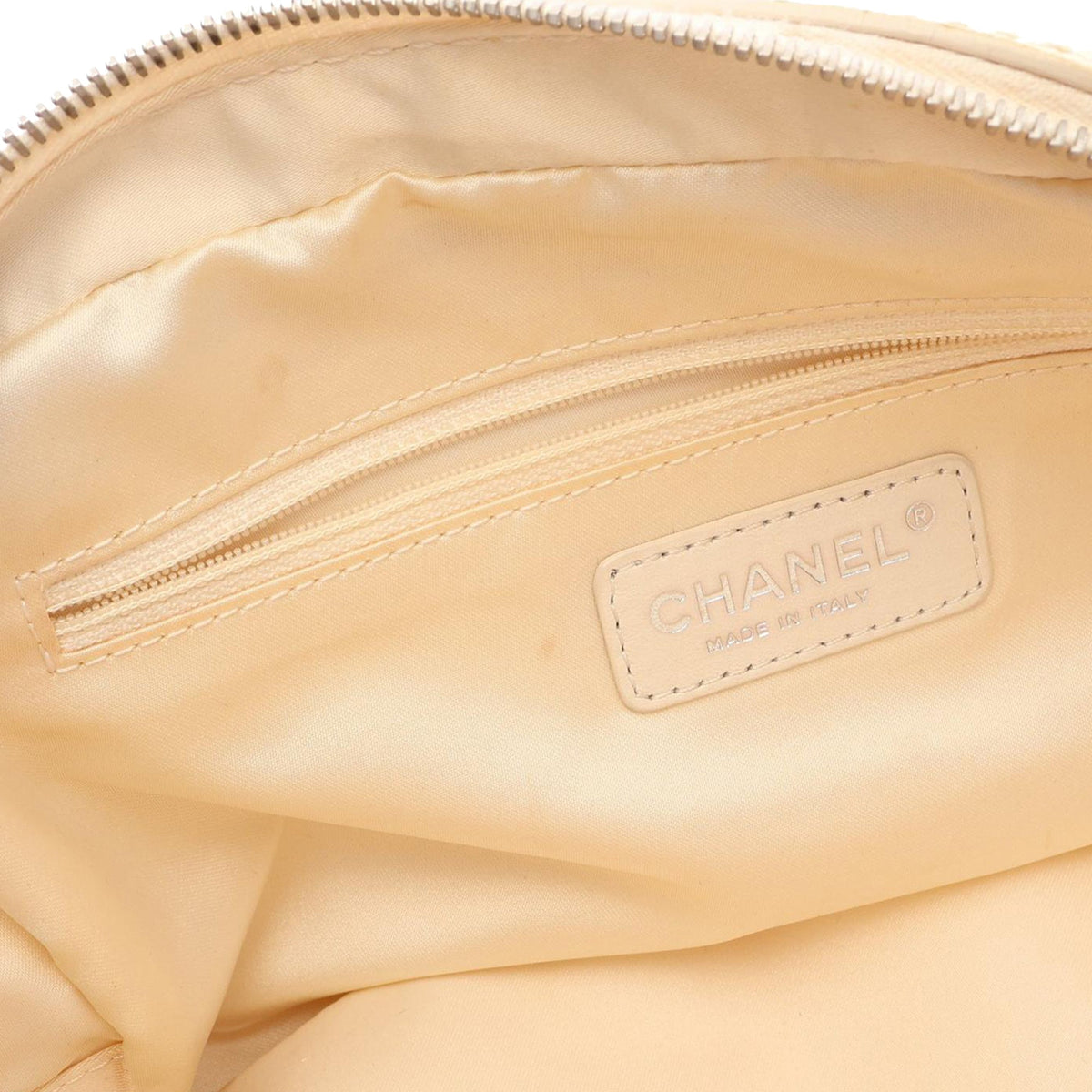 Chanel CC Quilted Caviar Bowler Bag