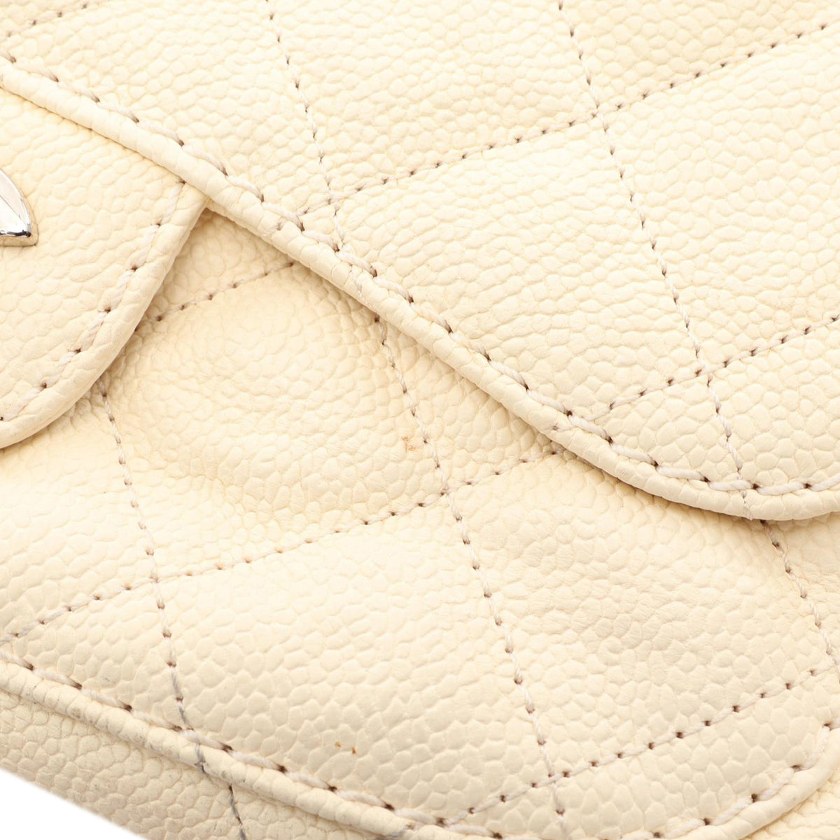Chanel CC Quilted Caviar Bowler Bag