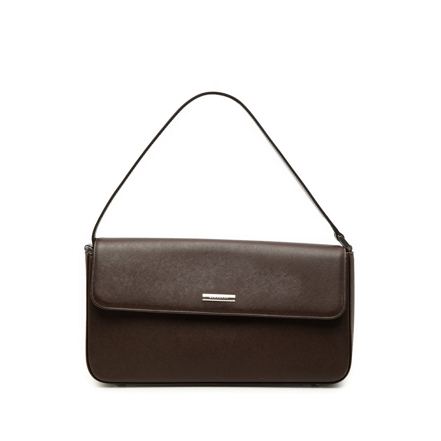 Burberry Leather Flap Shoulder Bag
