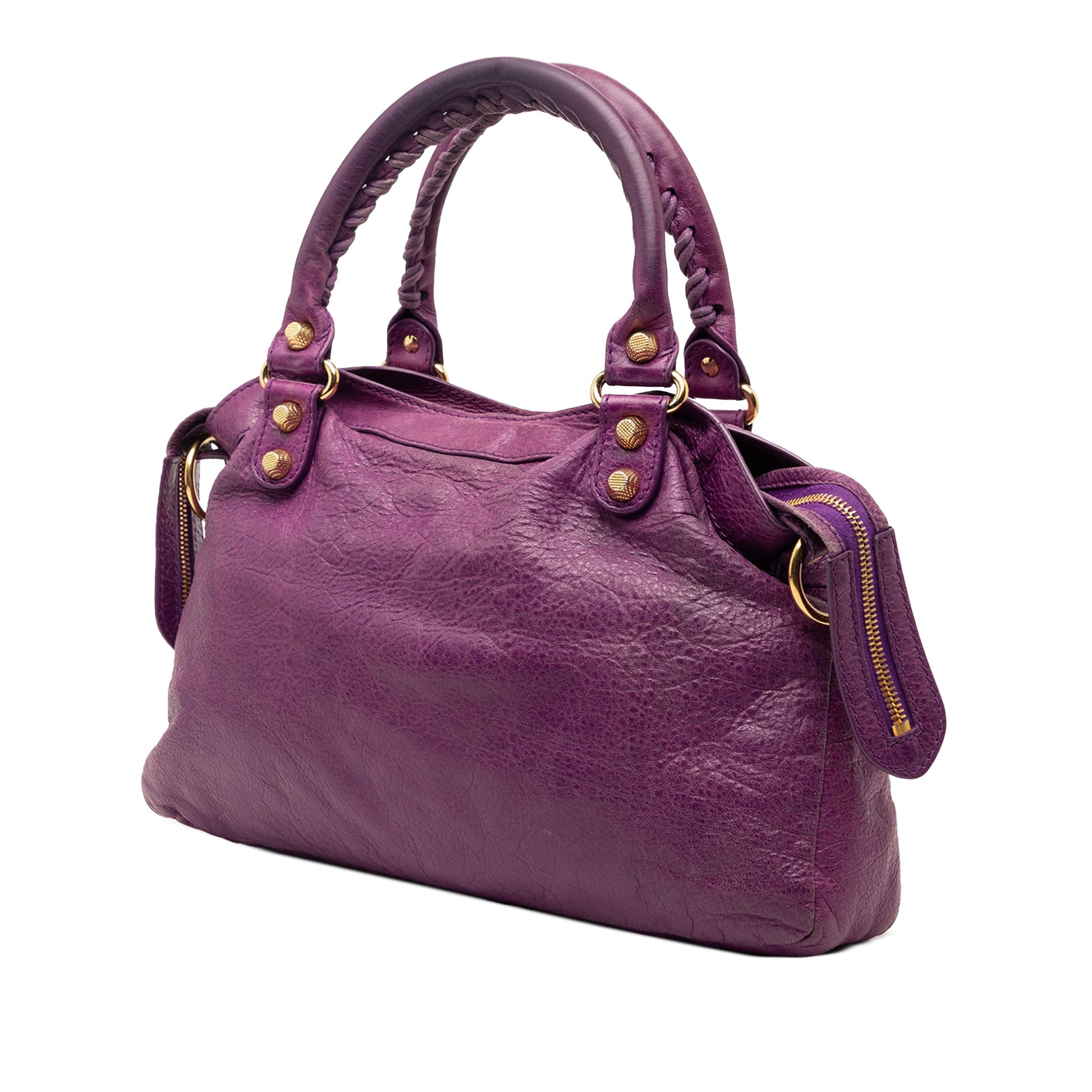 Lambskin Motocross Giant 12 Town Satchel