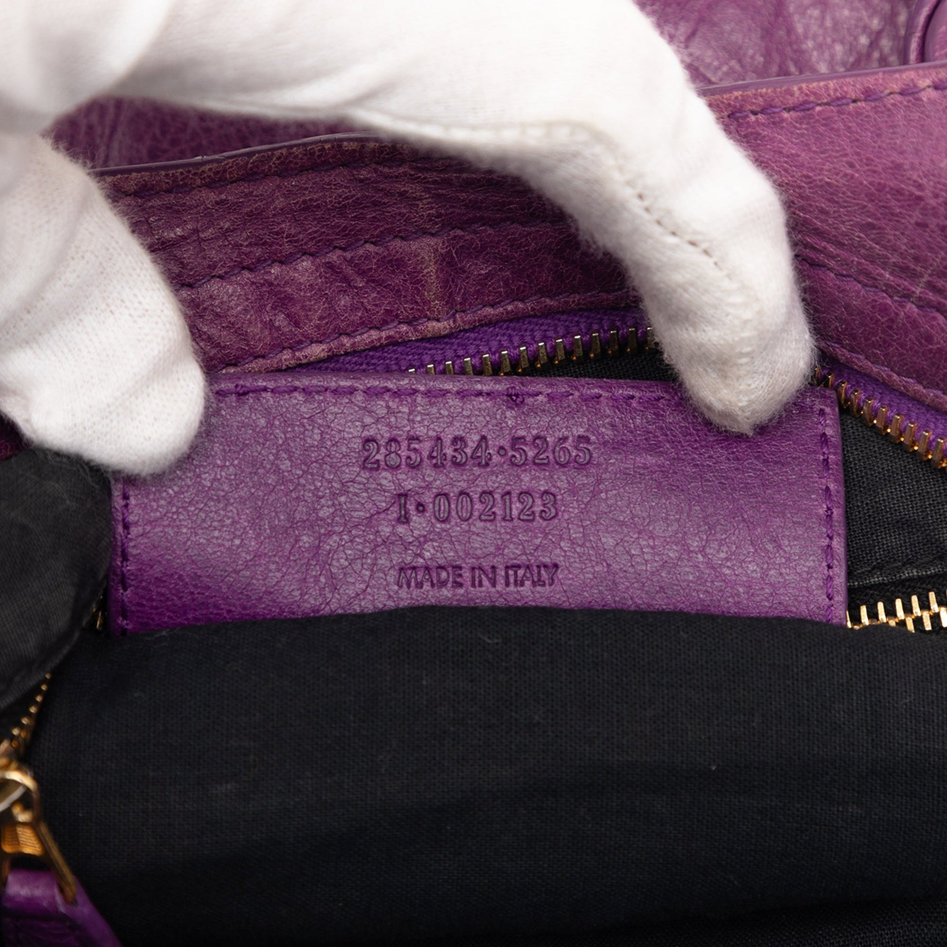 Lambskin Motocross Giant 12 Town Satchel