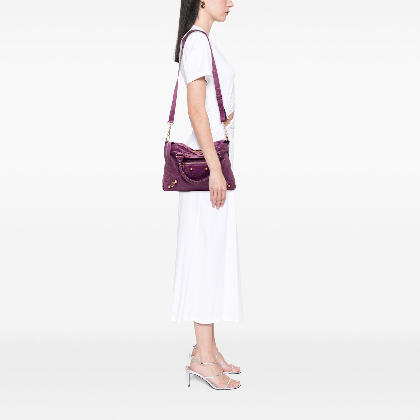 Lambskin Motocross Giant 12 Town Satchel