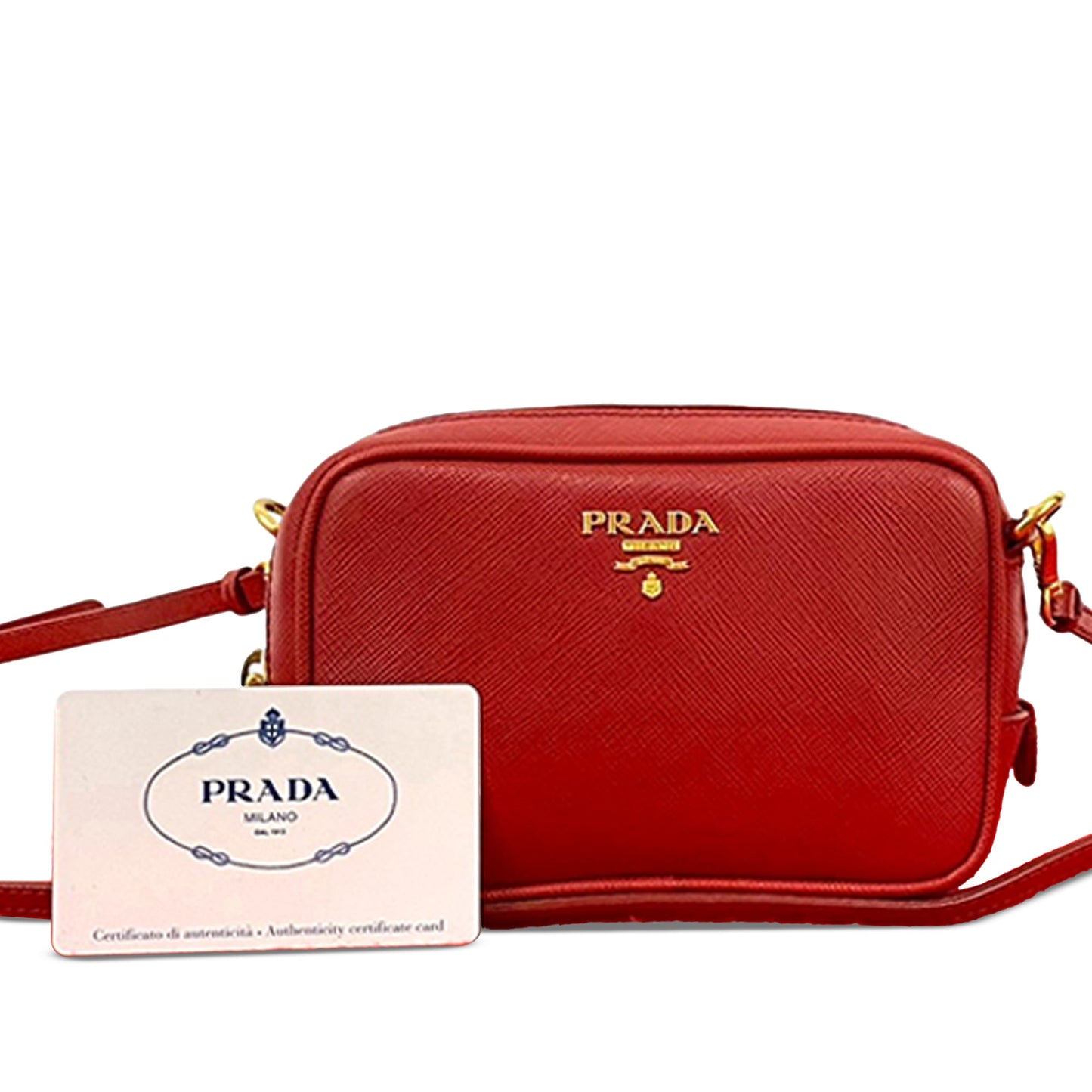 Prada Mini Saffiano Camera Bag