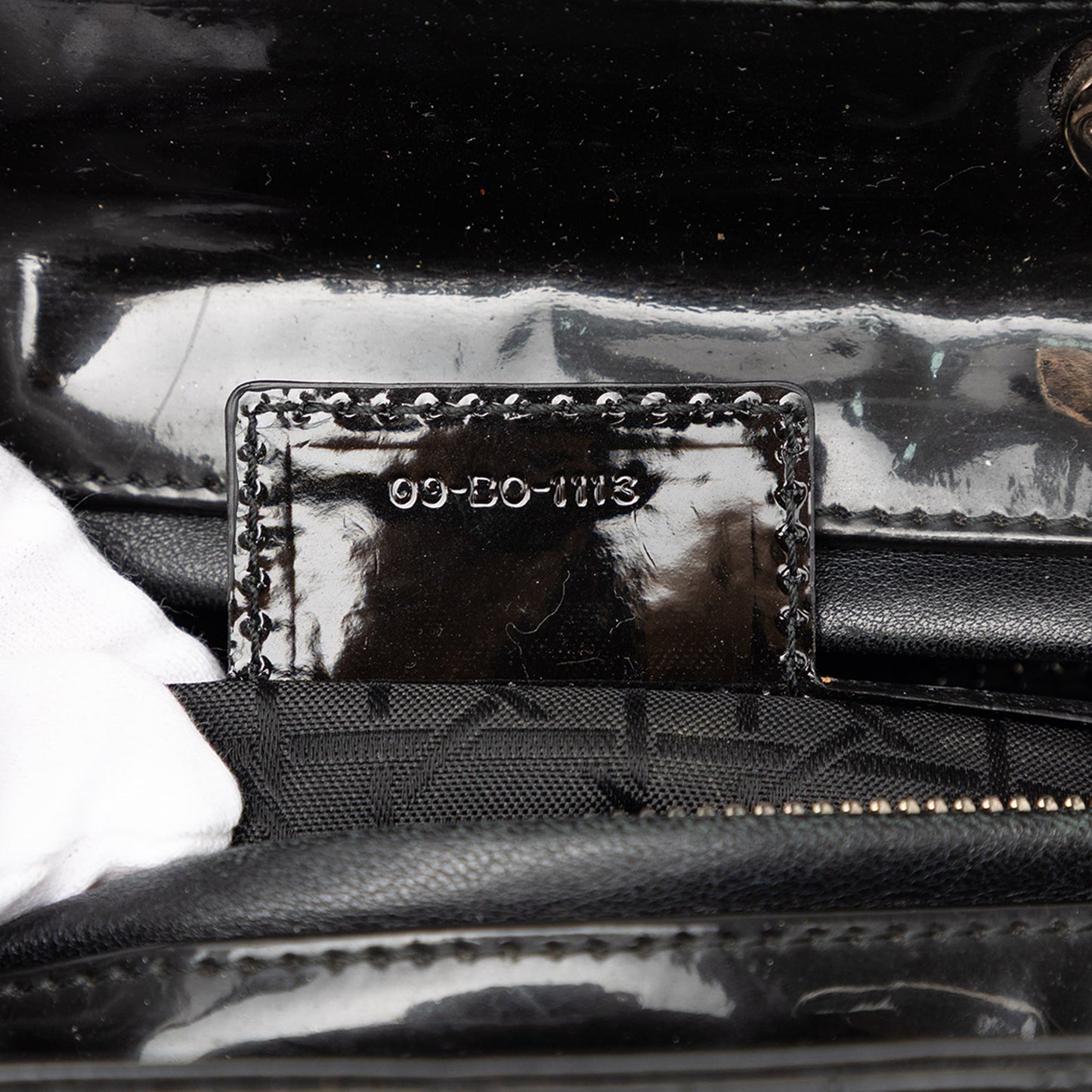 Dior Large Patent Cannage Lady Dior