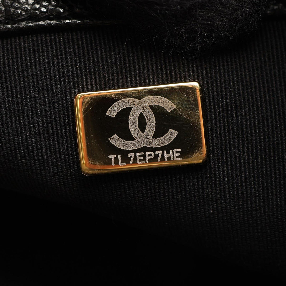 Chanel Mini CC Quilted Caviar Chain Around Flap — Black