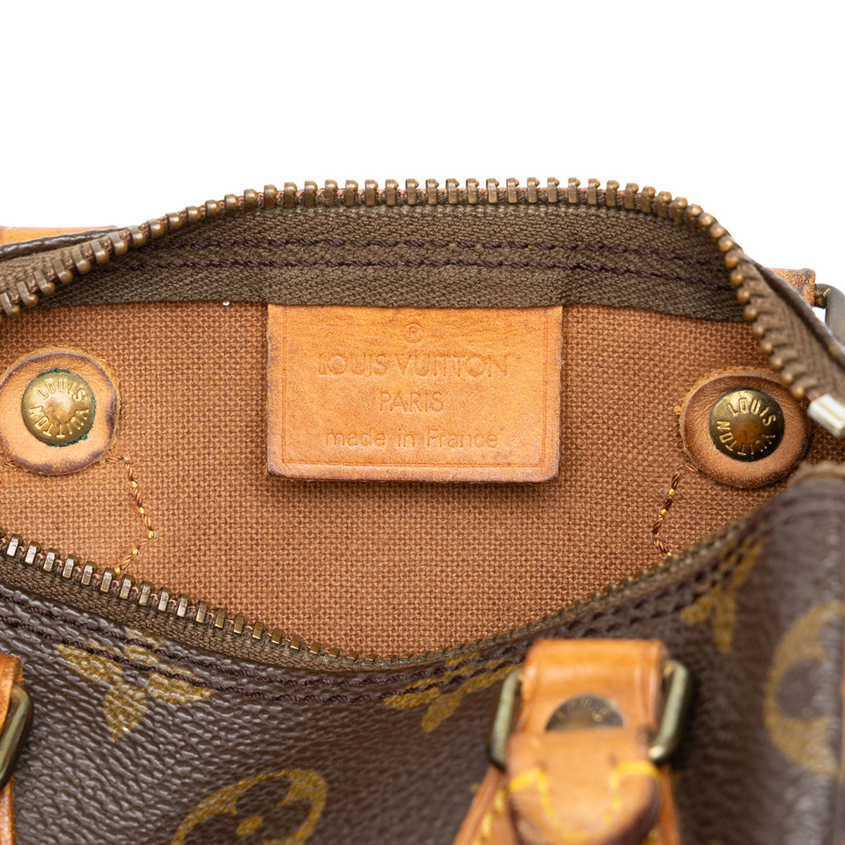 Louis Vuitton Monogram Mini Speedy HL — Brown