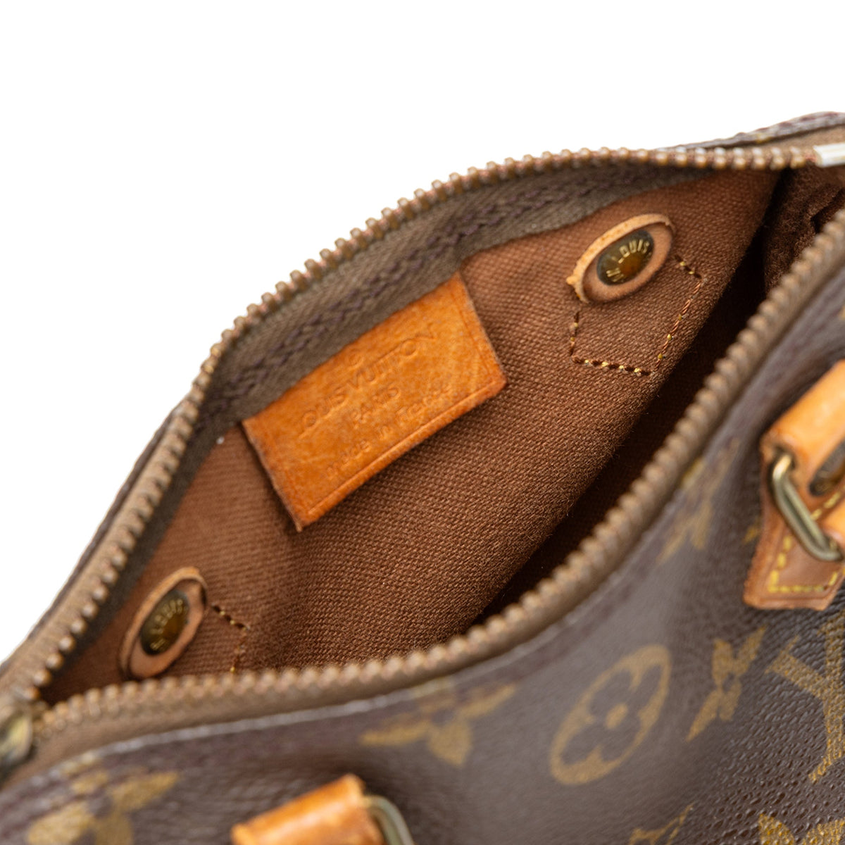 Louis Vuitton Monogram Mini Speedy HL — Brown