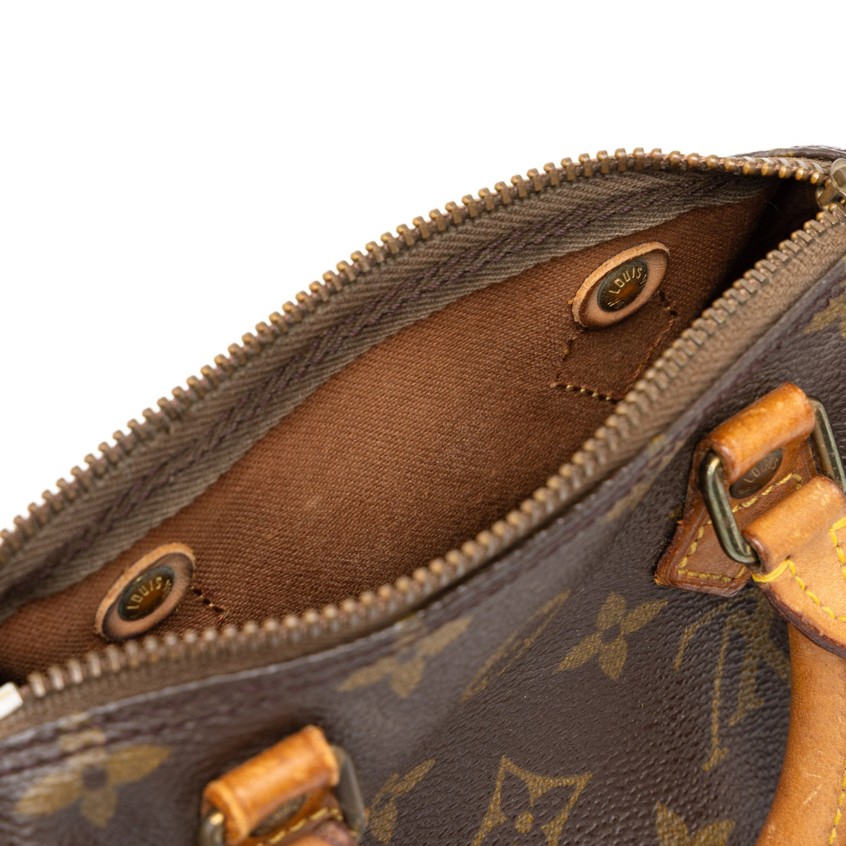 Louis Vuitton Monogram Mini Speedy HL — Brown