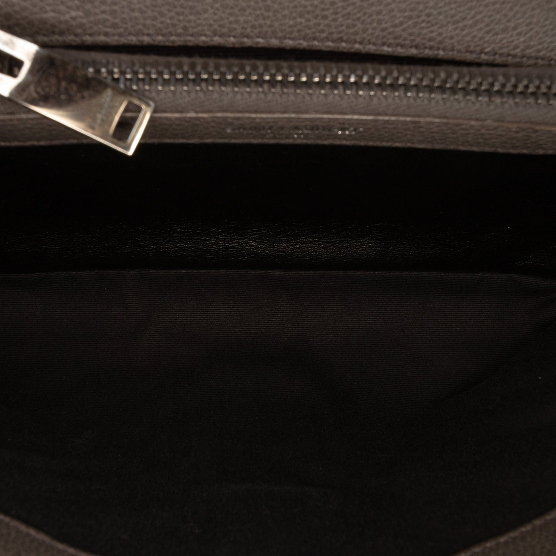 Saint Laurent Medium Chevron Sheepskin Monogram College Satchel
