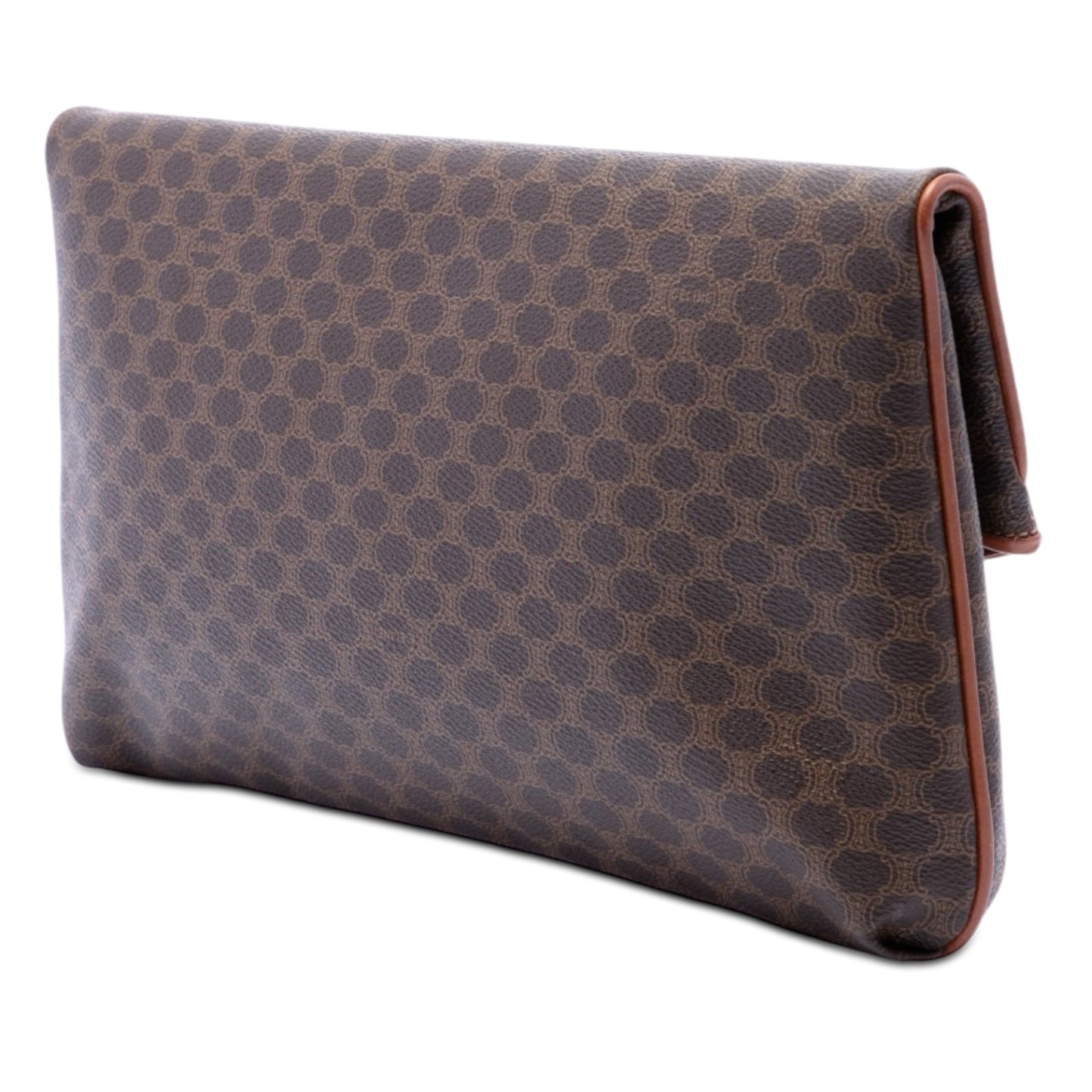 Celine Macadam Coated Canvas Clutch