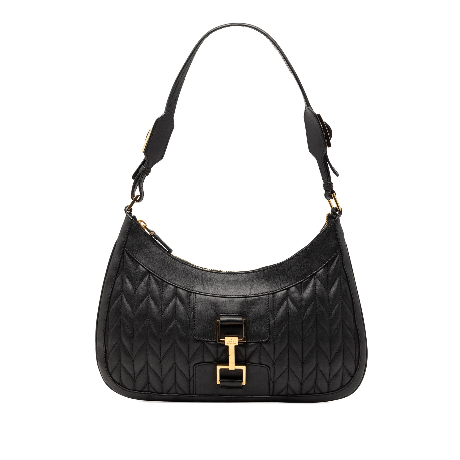Quilted Calfskin Jackie Shoulder Bag