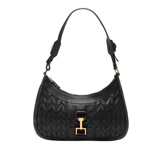 Quilted Calfskin Jackie Shoulder Bag