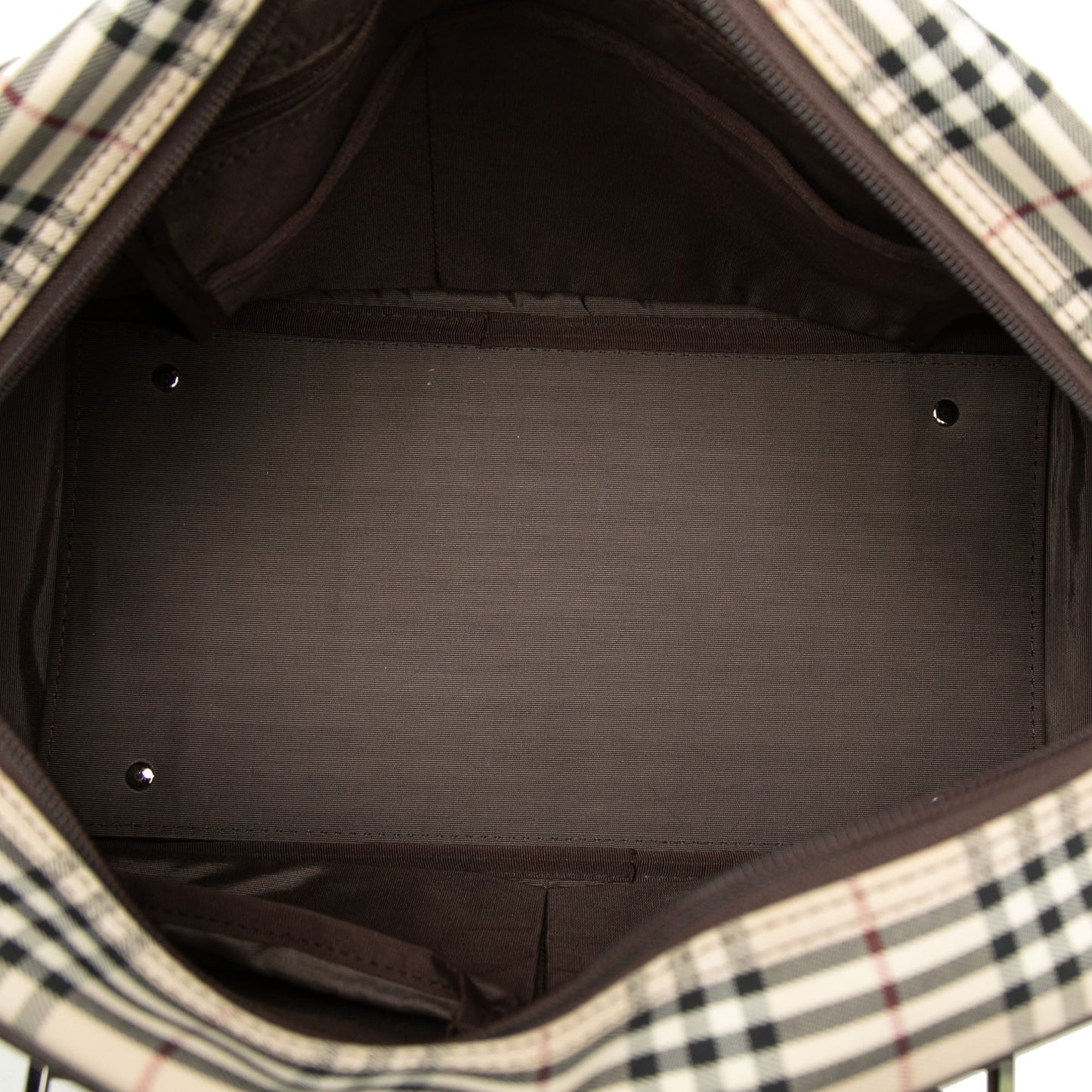 Burberry House Check Canvas Satchel