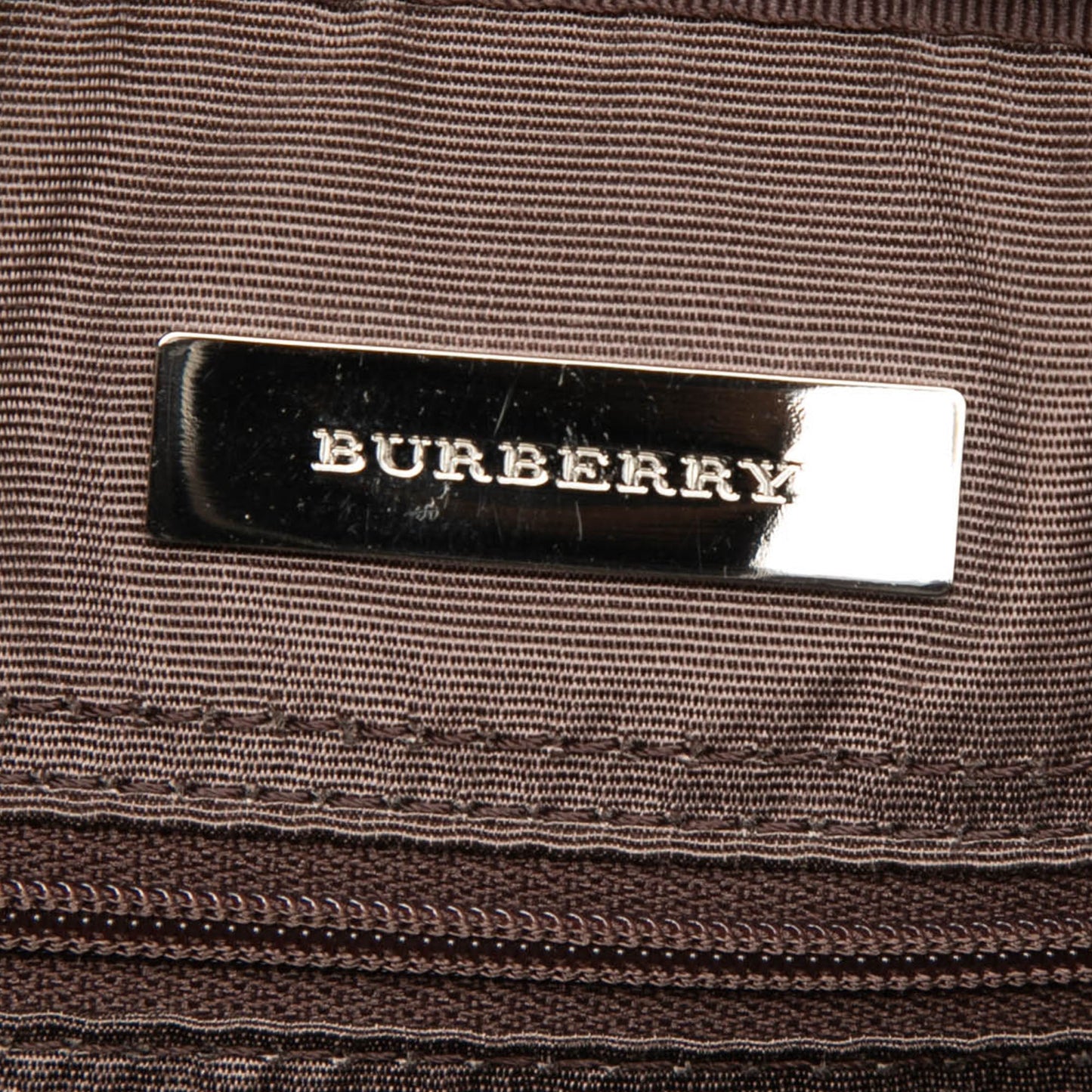 Burberry House Check Canvas Satchel