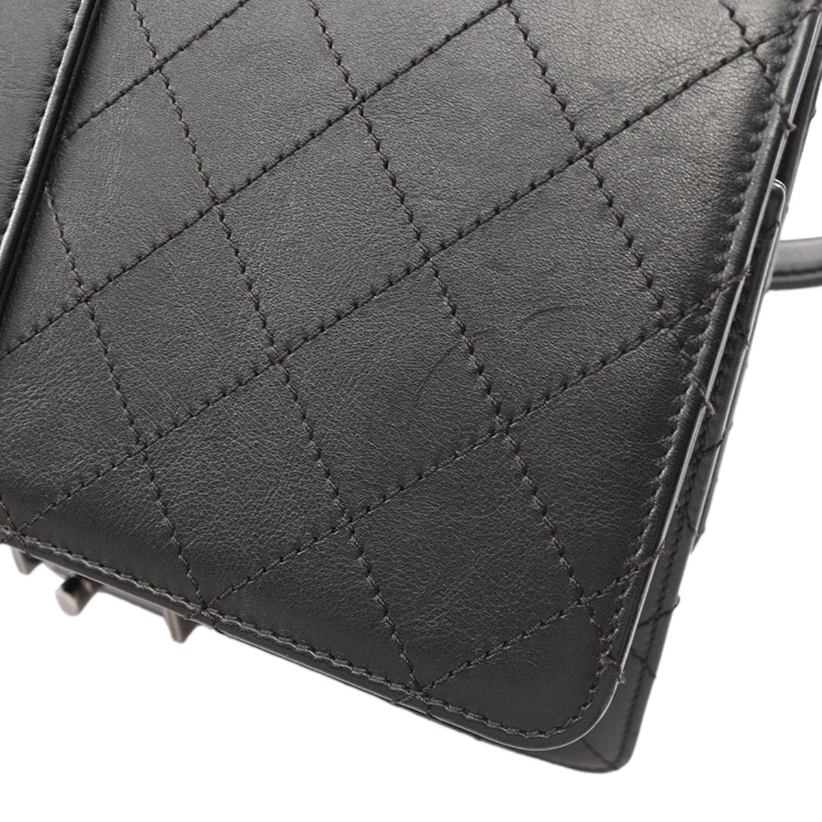 Chanel Stitched Calfskin Multi Chain Flap