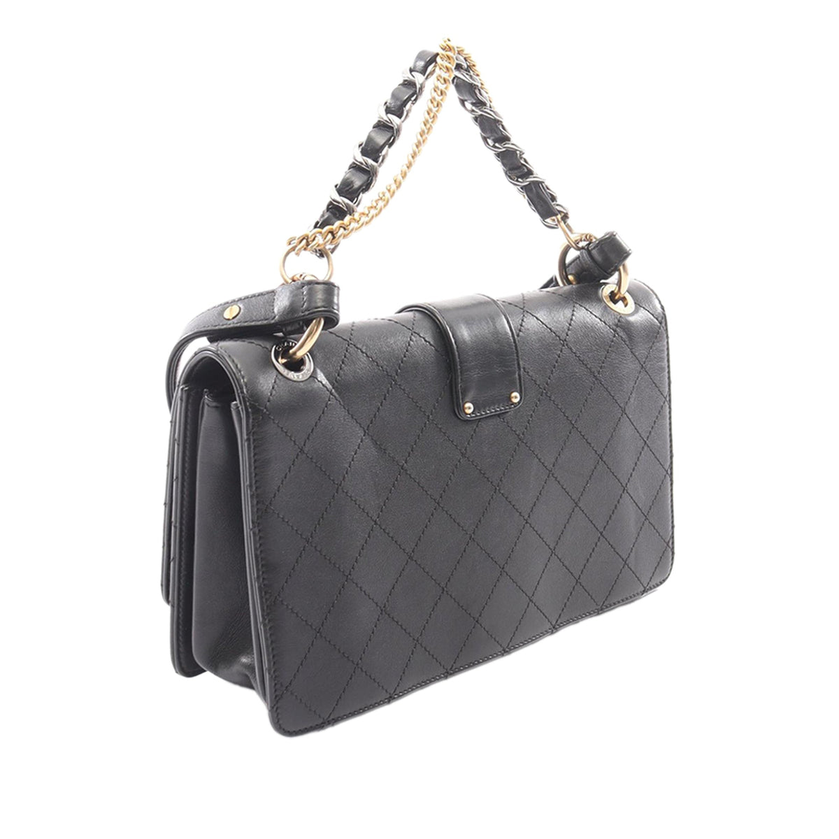 Chanel Stitched Calfskin Multi Chain Flap