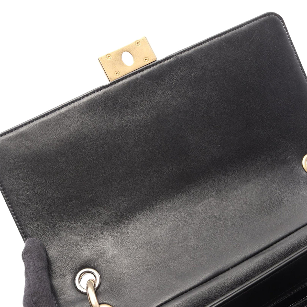 Chanel Stitched Calfskin Multi Chain Flap