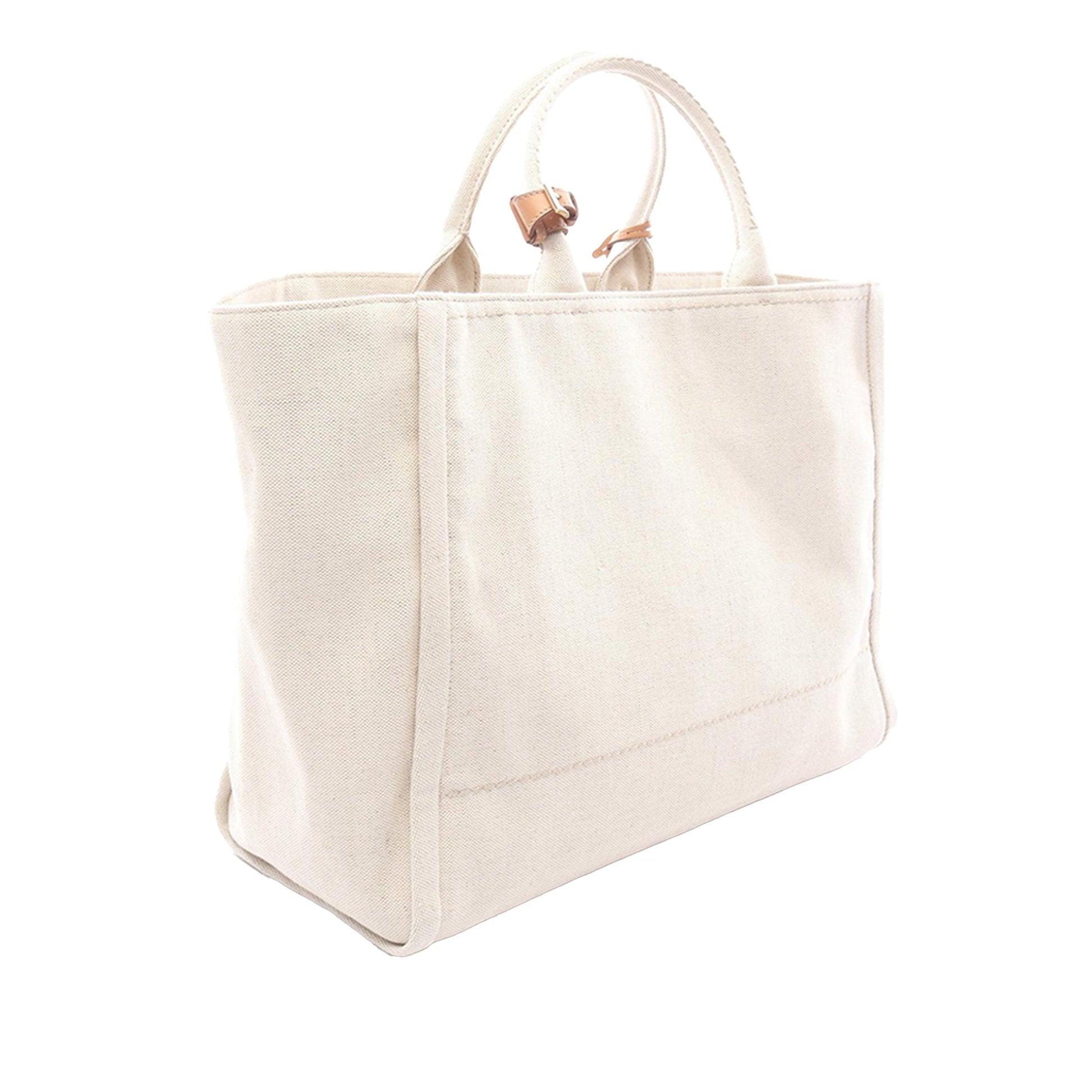 Prada Linen Blend Jardiniere Tote