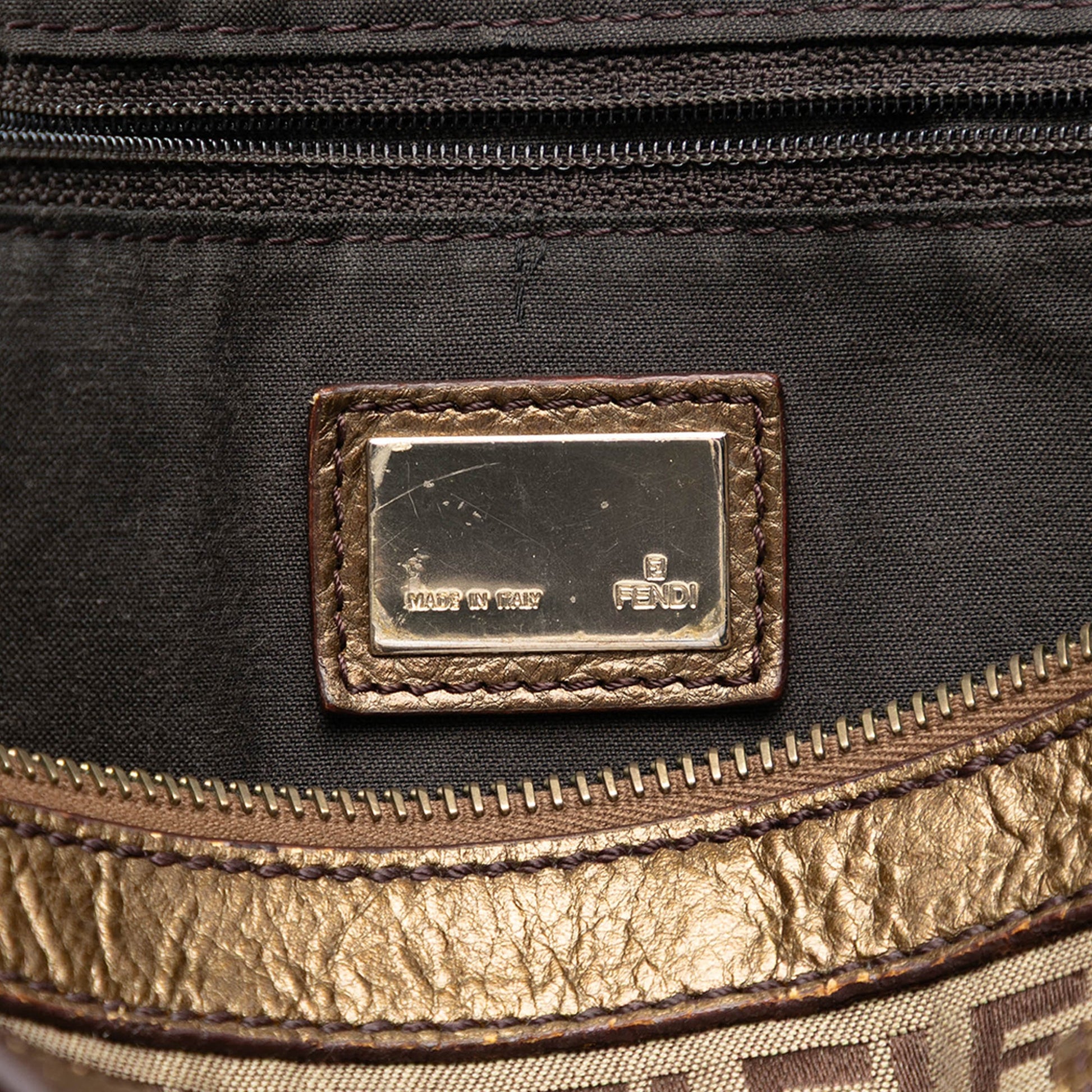 Fendi Zucchino Canvas Tote