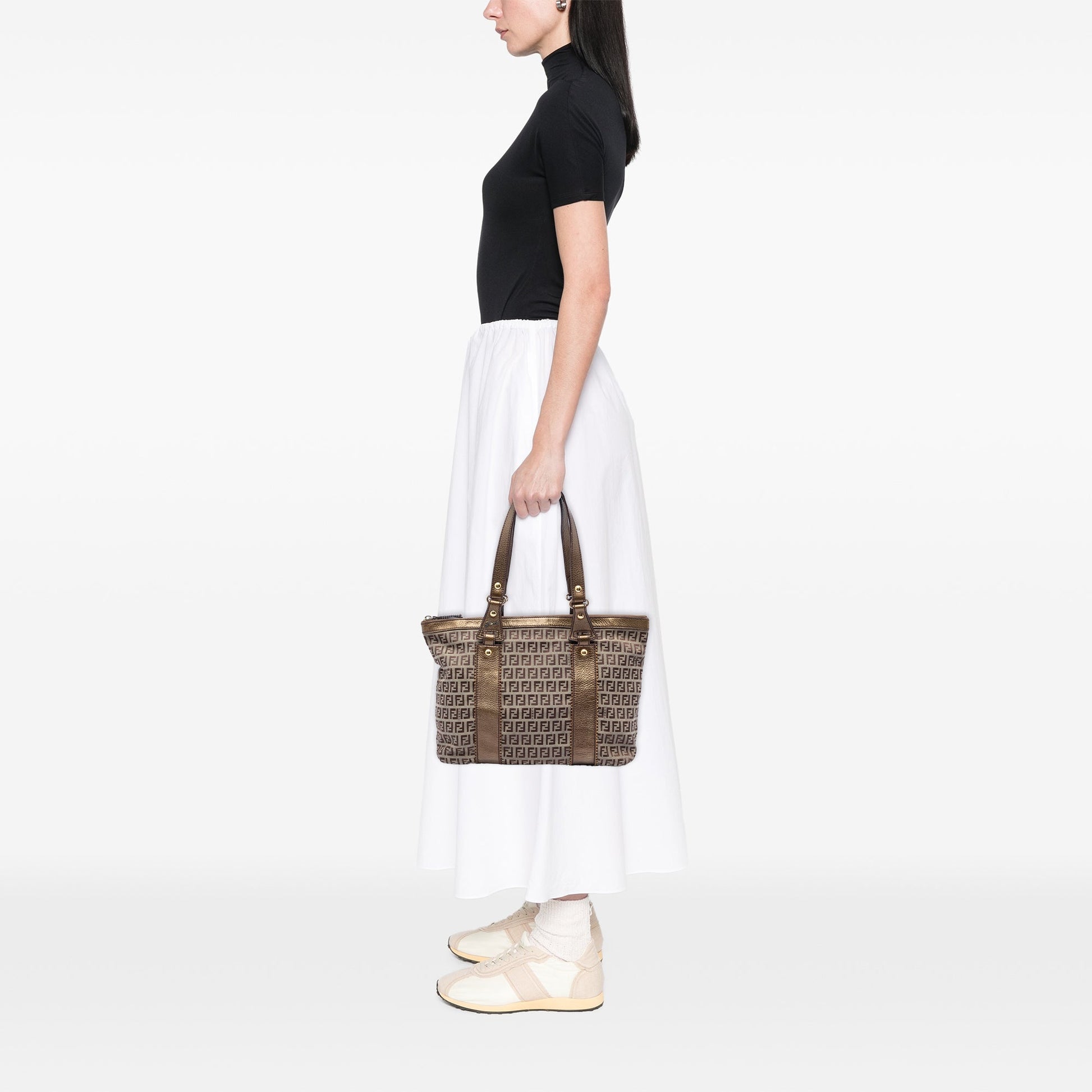 Fendi Zucchino Canvas Tote