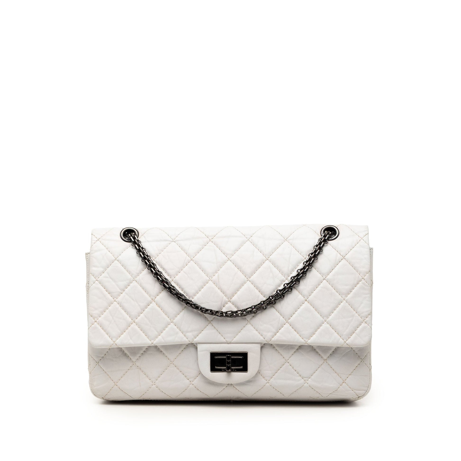 Chanel Quilted Aged Calfskin Reissue 2.55 Double Flap 227