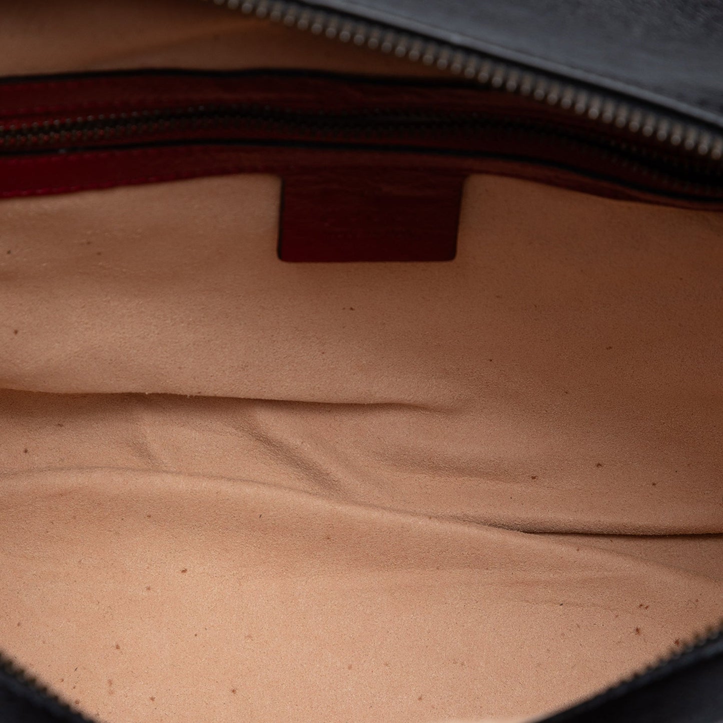 Gucci Small GG Marmont Matelasse Diagonal Leather Torchon Bamboo Satchel