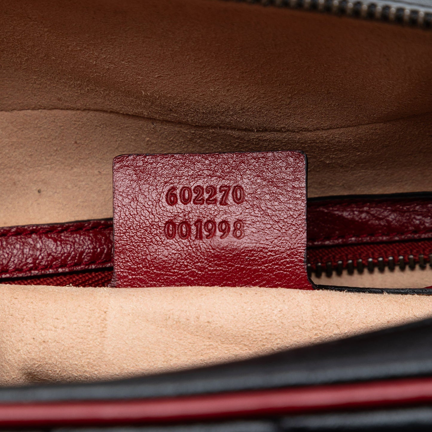 Gucci Small GG Marmont Matelasse Diagonal Leather Torchon Bamboo Satchel