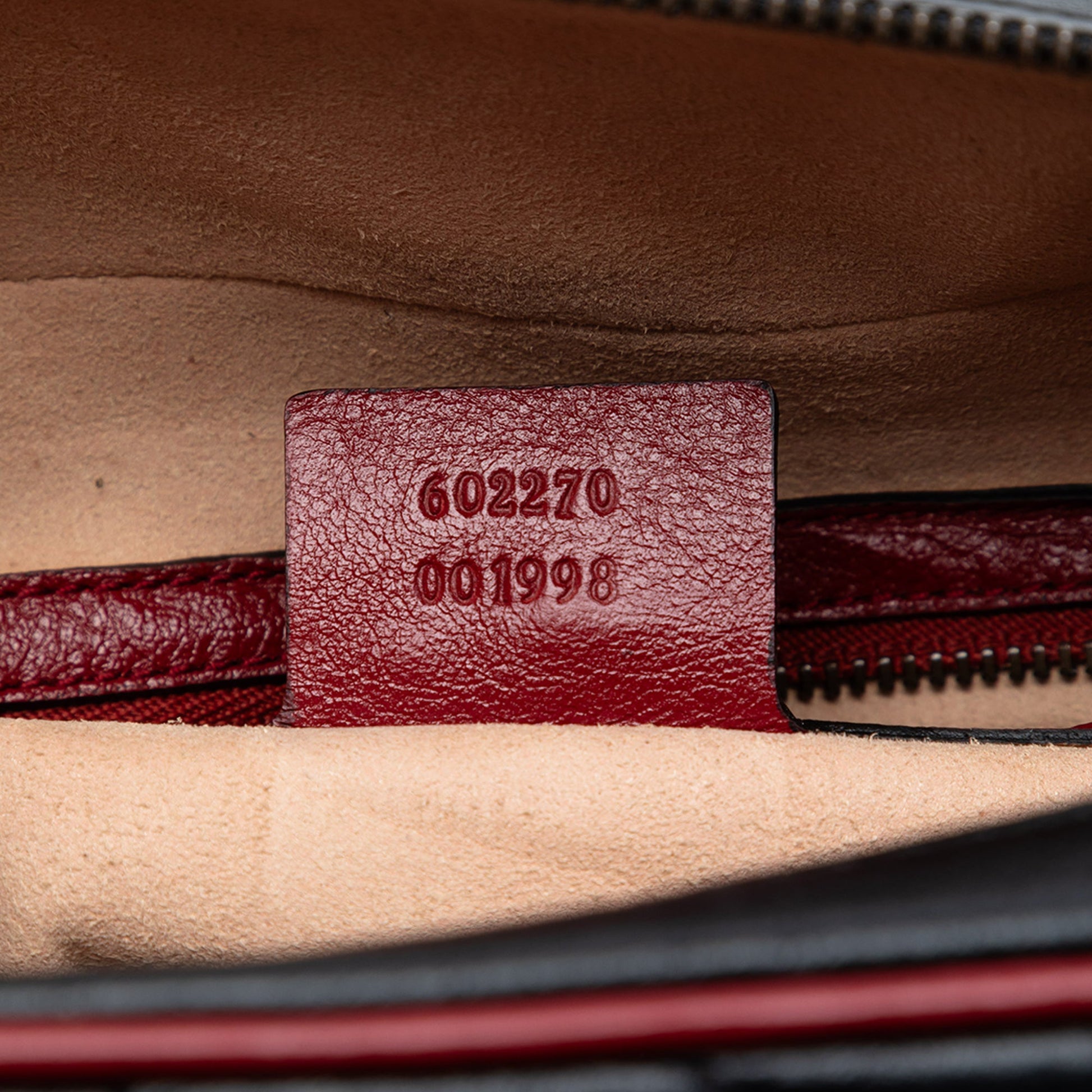 Gucci Small GG Marmont Matelasse Diagonal Leather Torchon Bamboo Satchel