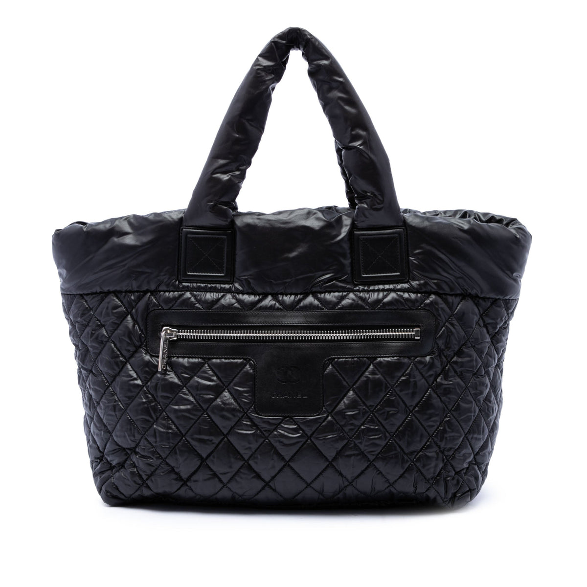Chanel Large Quilted Nylon Reversible Coco Cocoon Tote