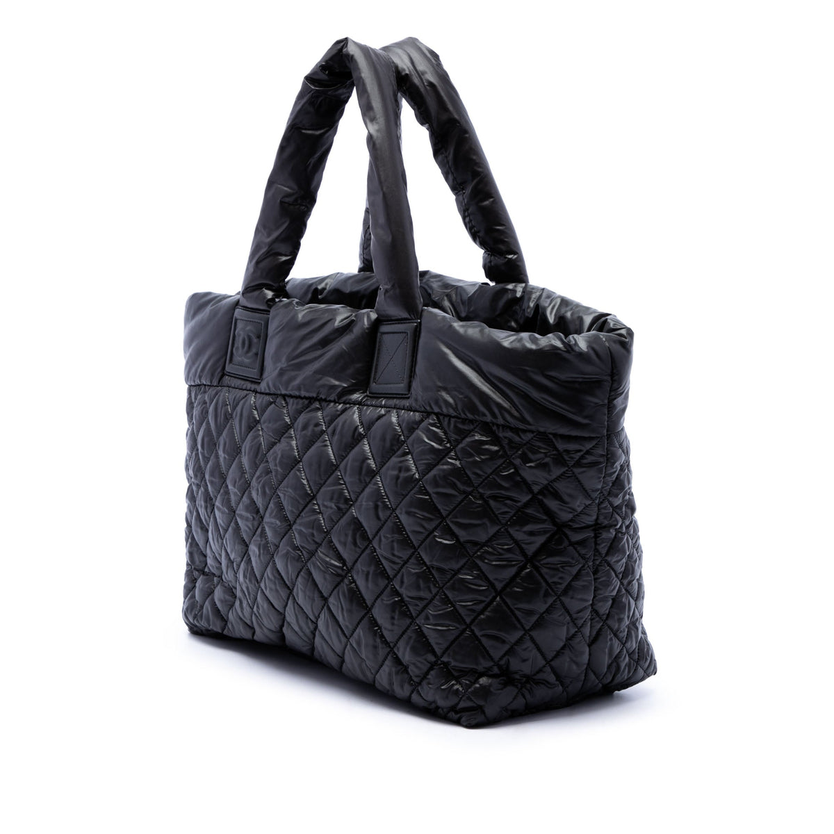 Chanel Large Quilted Nylon Reversible Coco Cocoon Tote