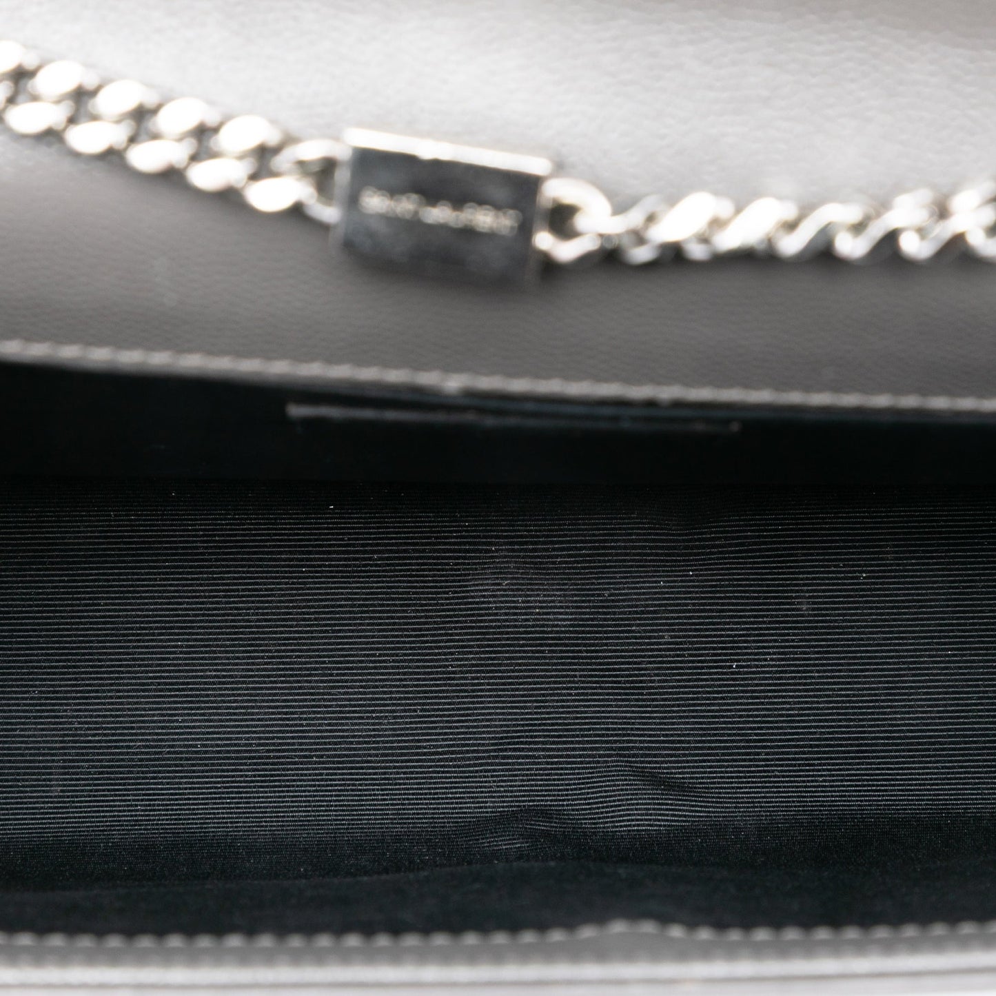 Saint Laurent Medium Grain De Poudre Monogram Kate Crossbody