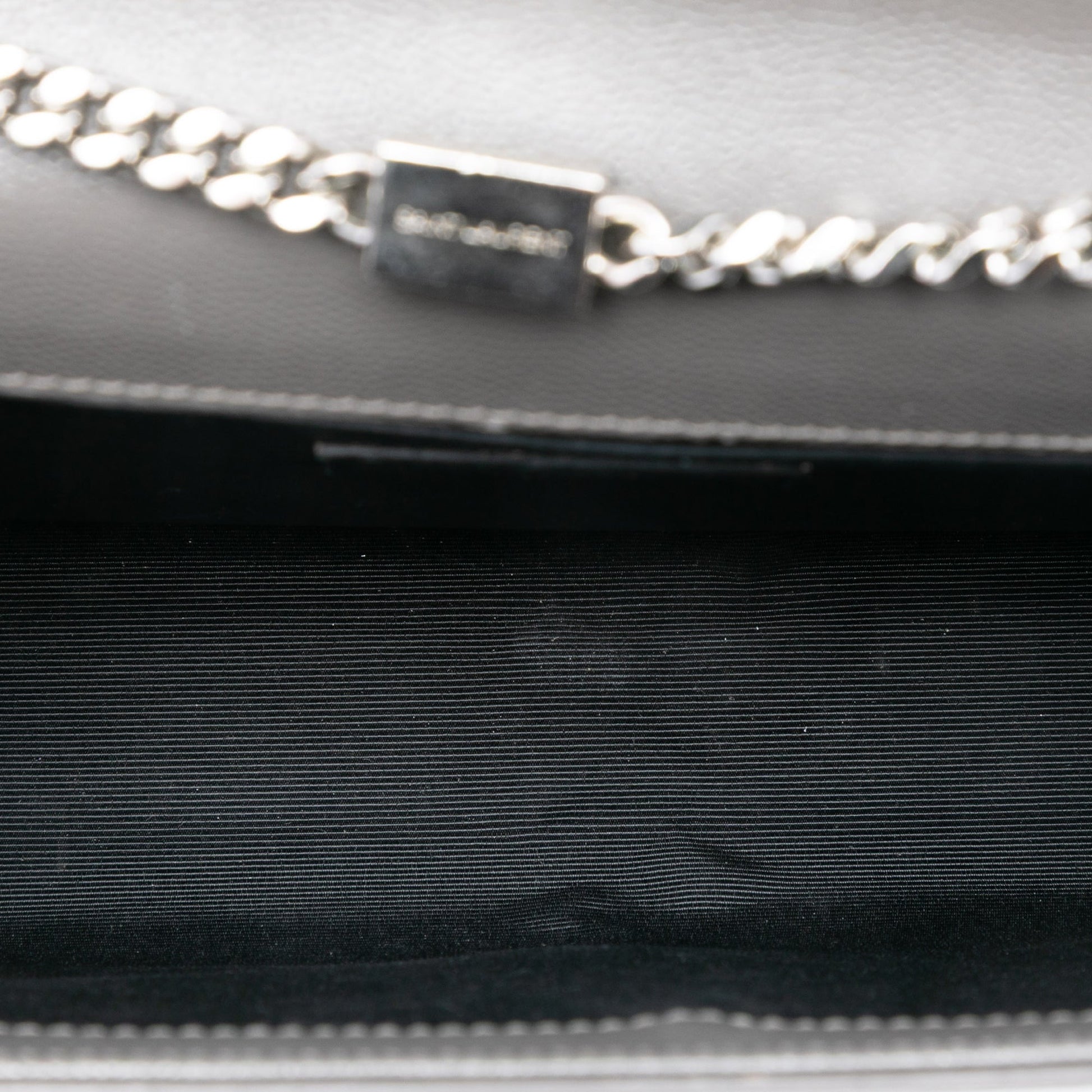Saint Laurent Medium Grain De Poudre Monogram Kate Crossbody