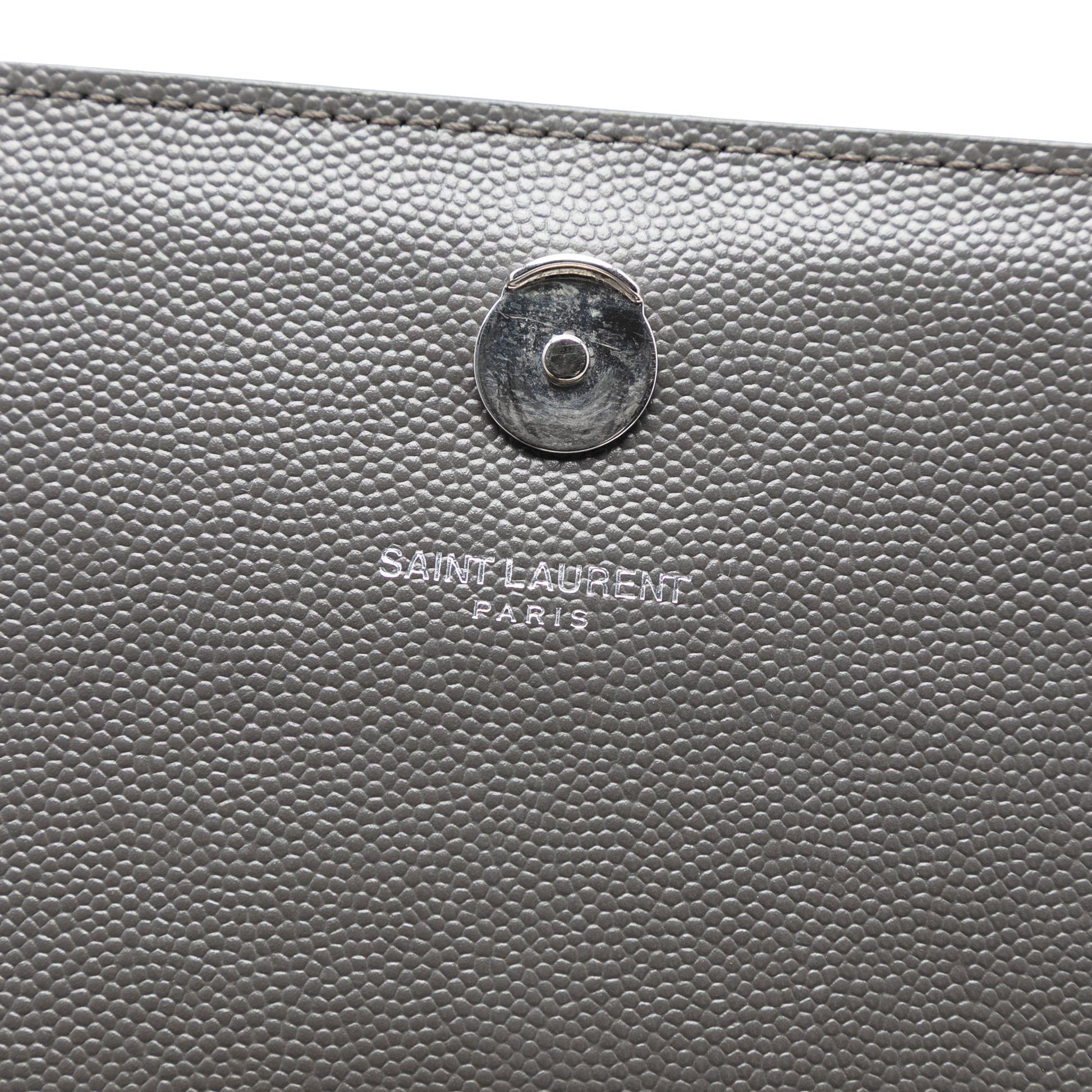 Saint Laurent Medium Grain De Poudre Monogram Kate Crossbody
