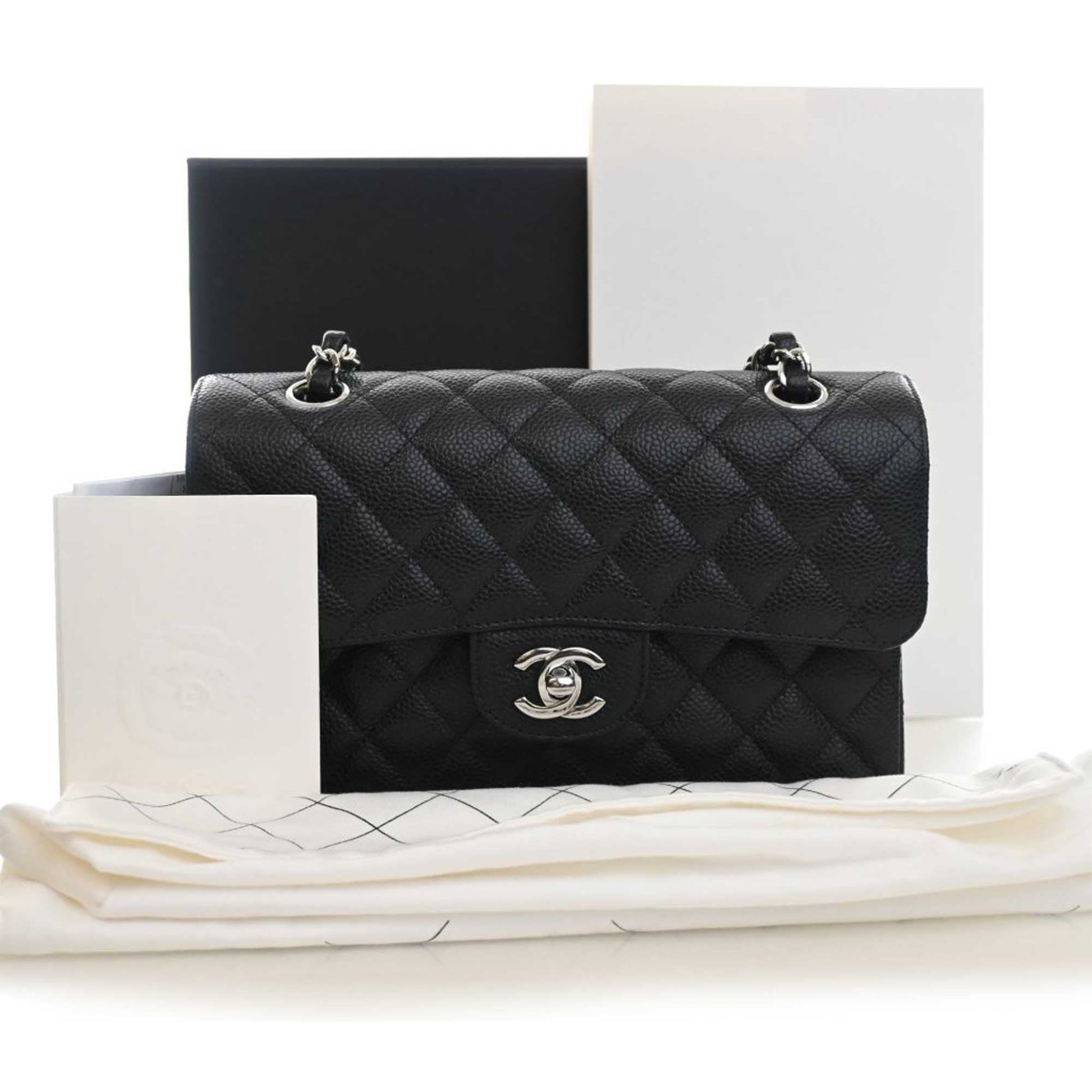 Chanel Small Classic Caviar Double Flap