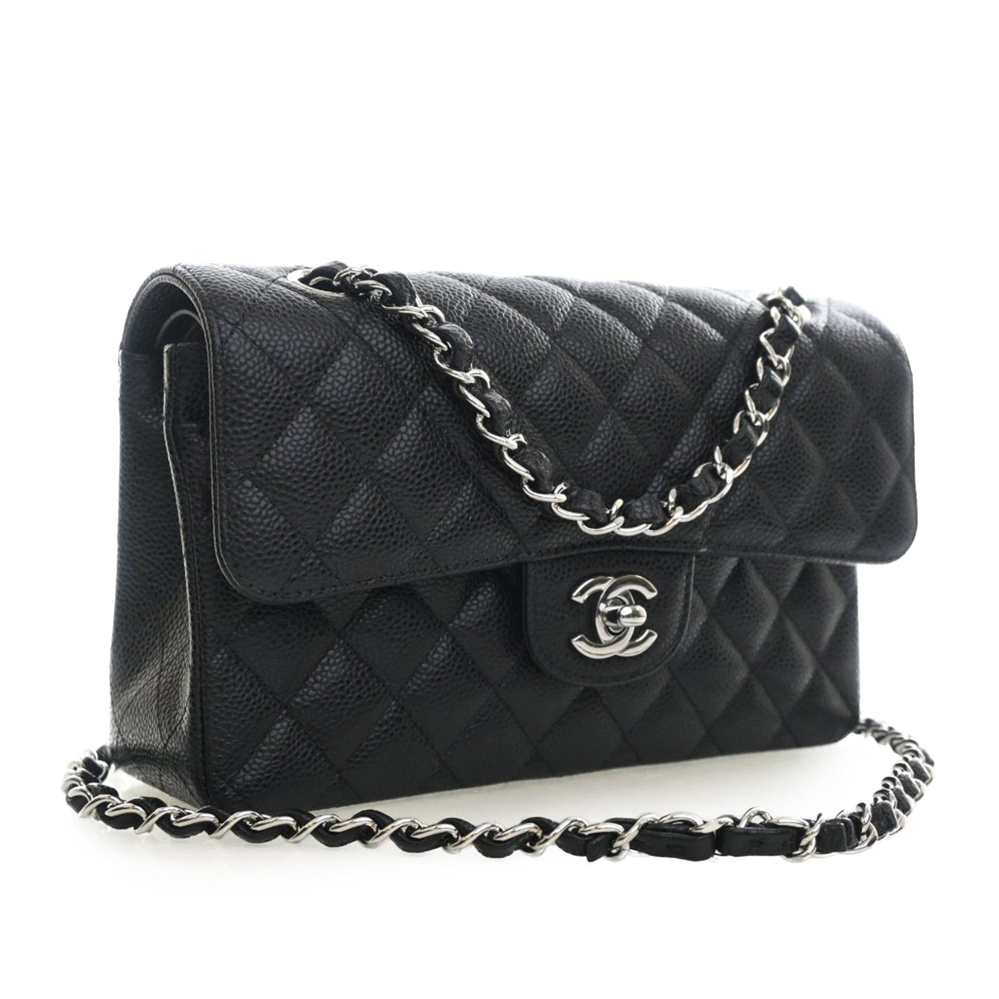 Chanel Small Classic Caviar Double Flap