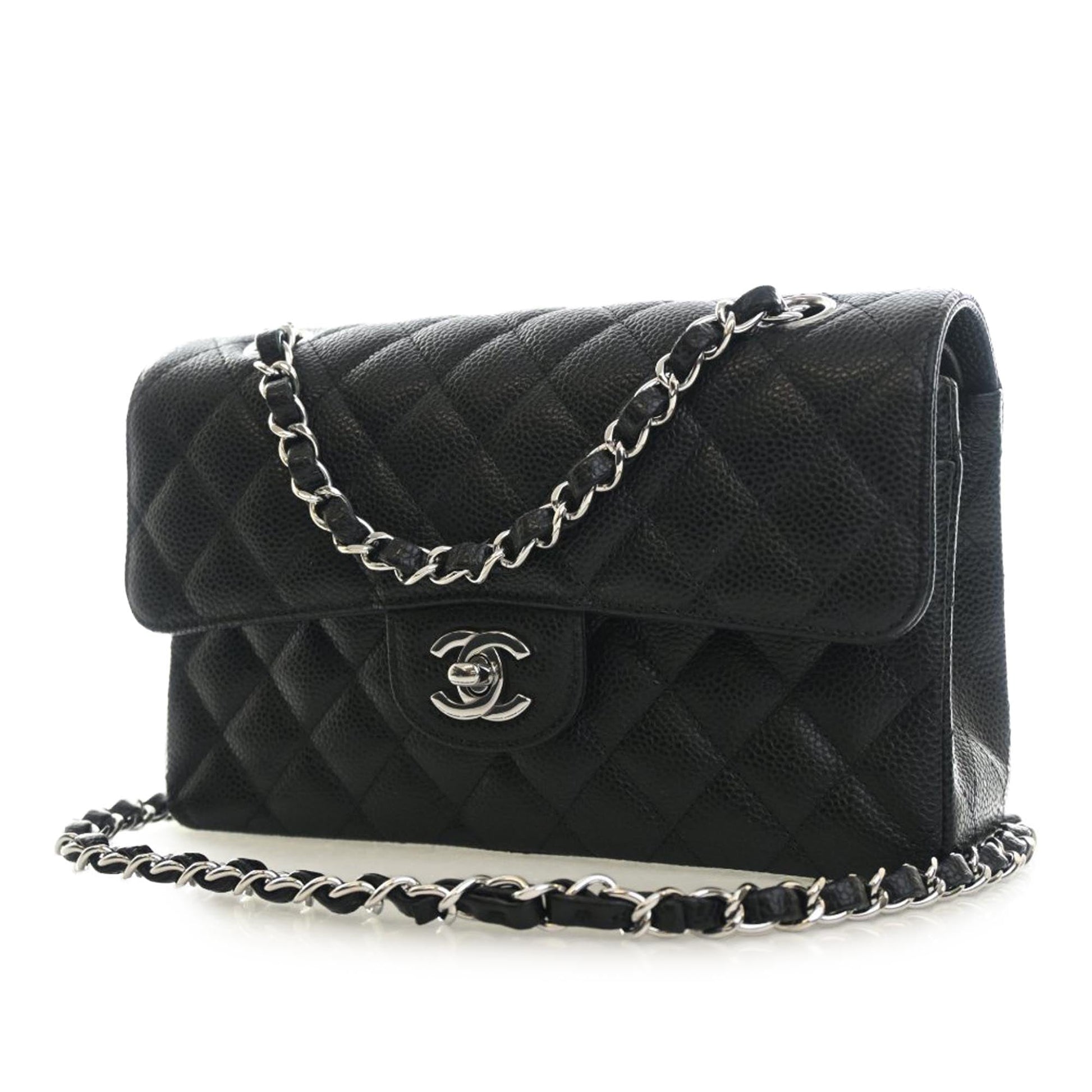 Chanel Small Classic Caviar Double Flap