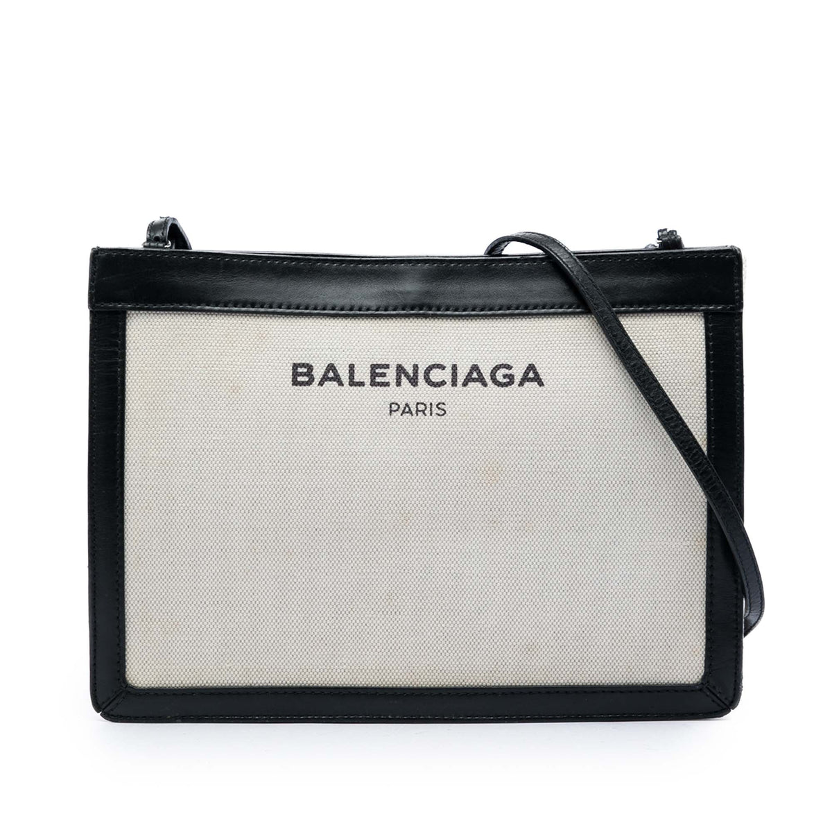 Balenciaga Canvas Navy Pochette Crossbody