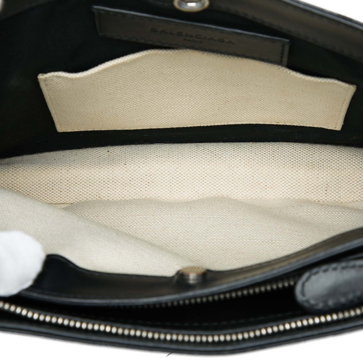 Balenciaga Canvas Navy Pochette Crossbody