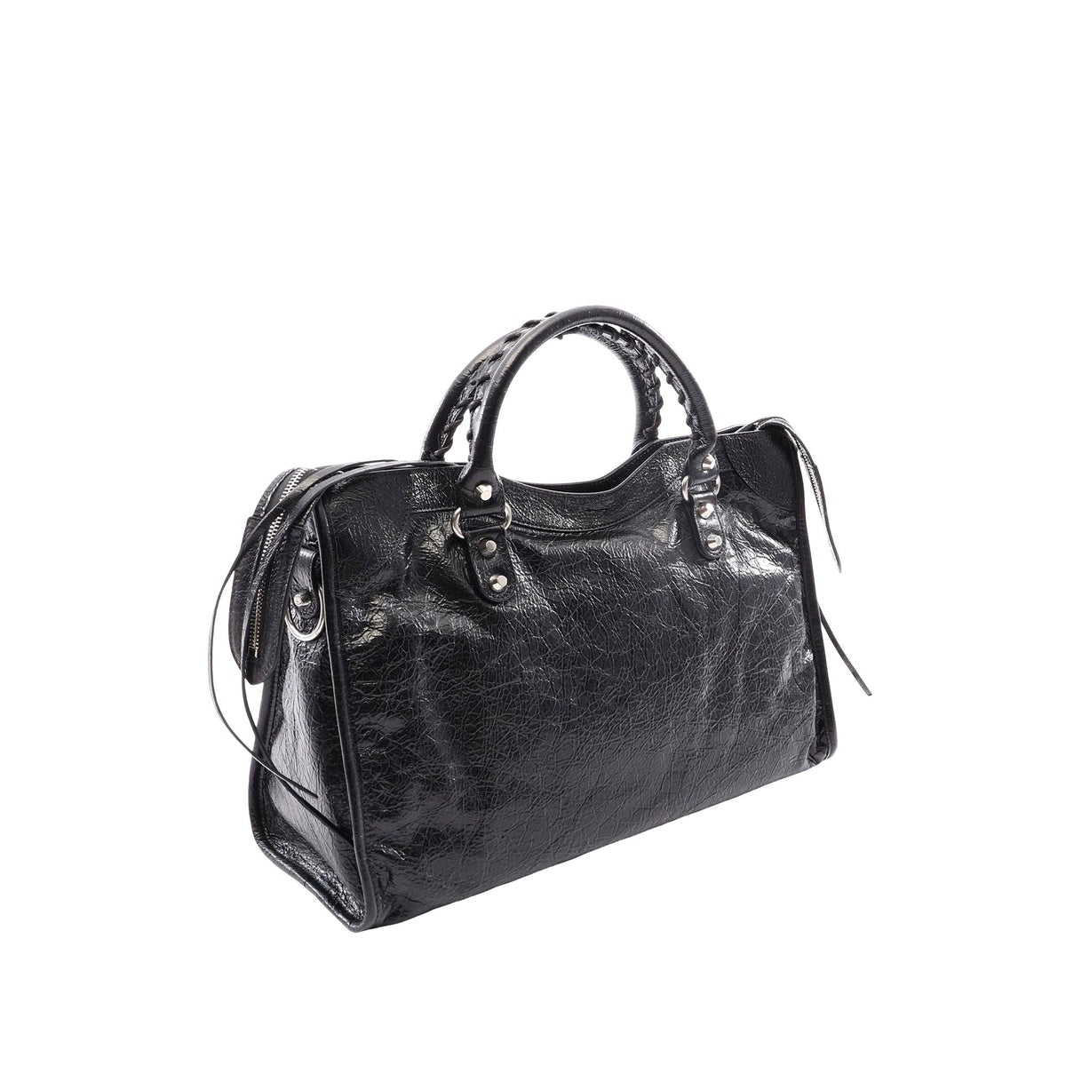Balenciaga Medium Lambskin Le City Satchel