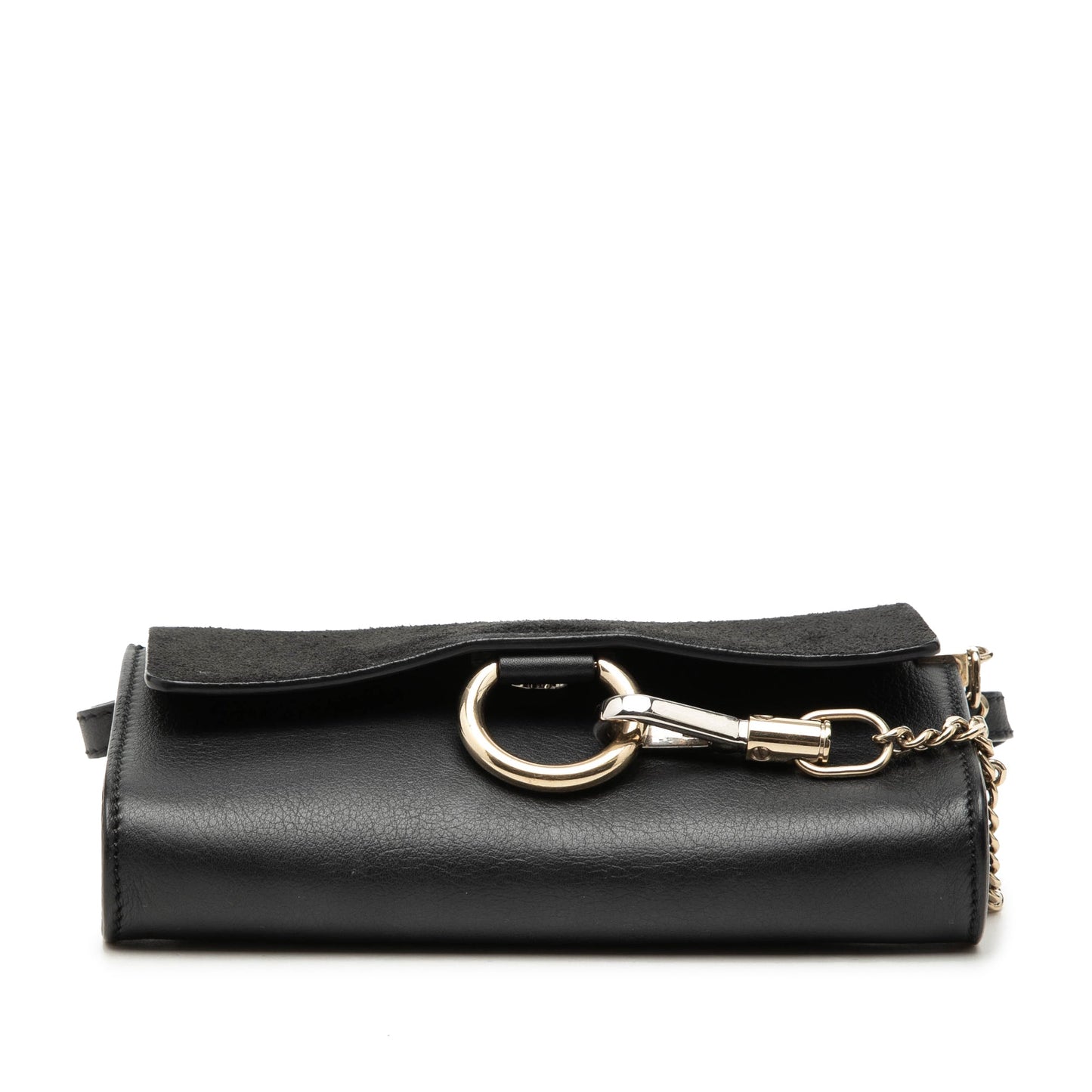 Chloé Mini Calfskin and Suede Faye Chain Crossbody