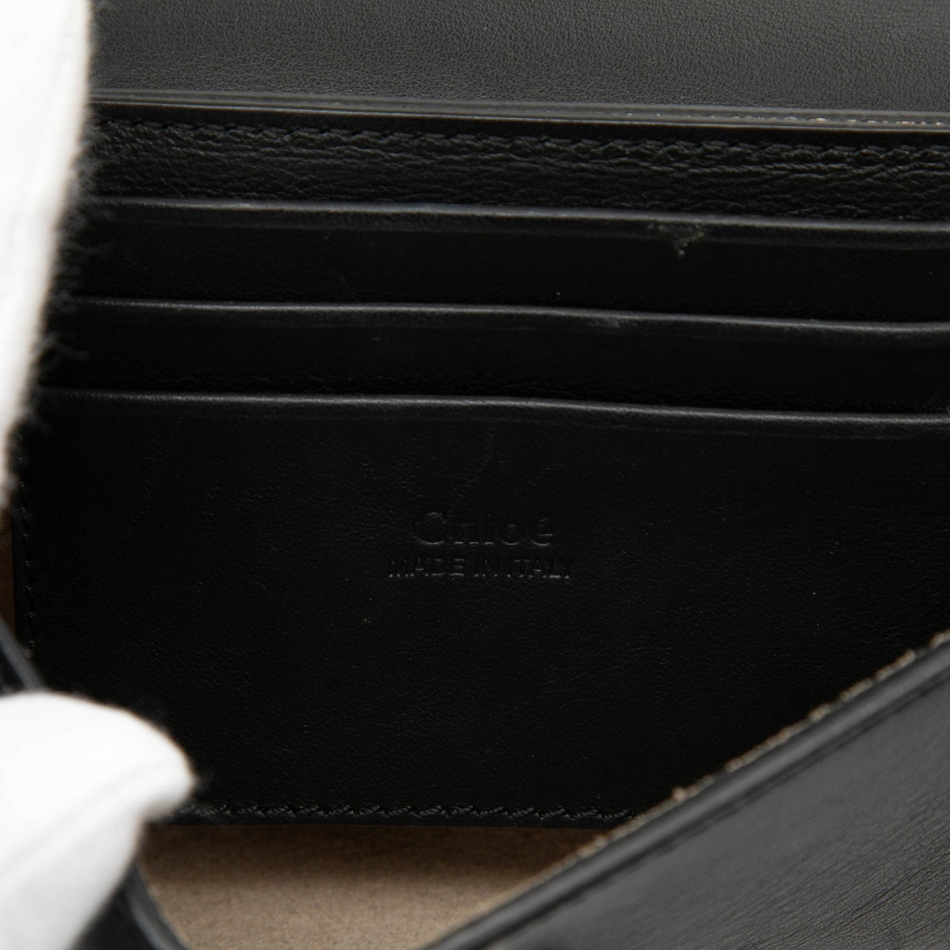 Chloé Mini Calfskin and Suede Faye Chain Crossbody