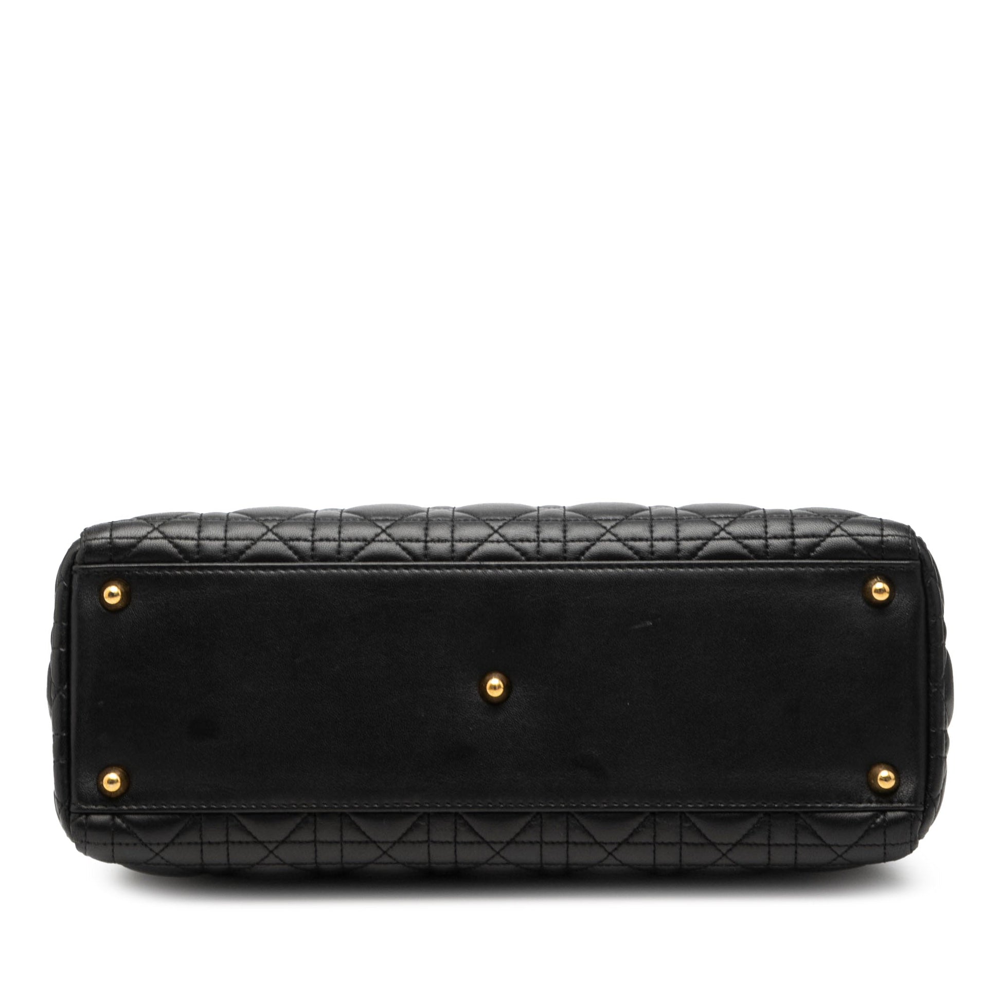 Dior Large Lambskin Cannage Lady Dior