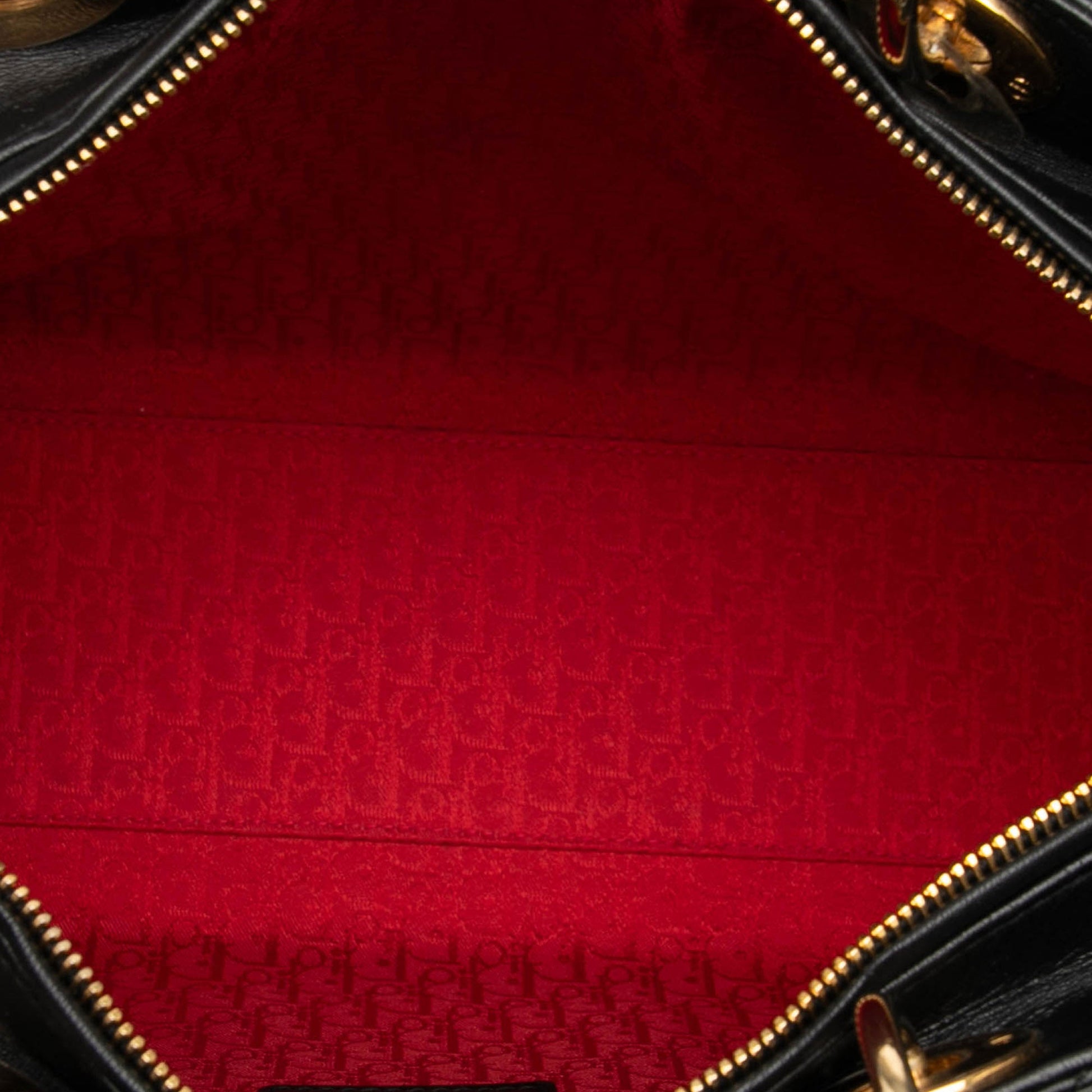 Dior Large Lambskin Cannage Lady Dior