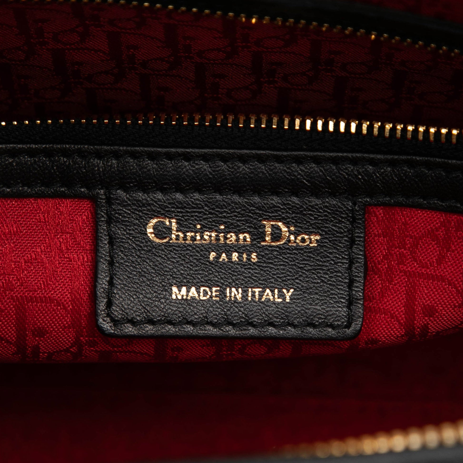 Dior Large Lambskin Cannage Lady Dior