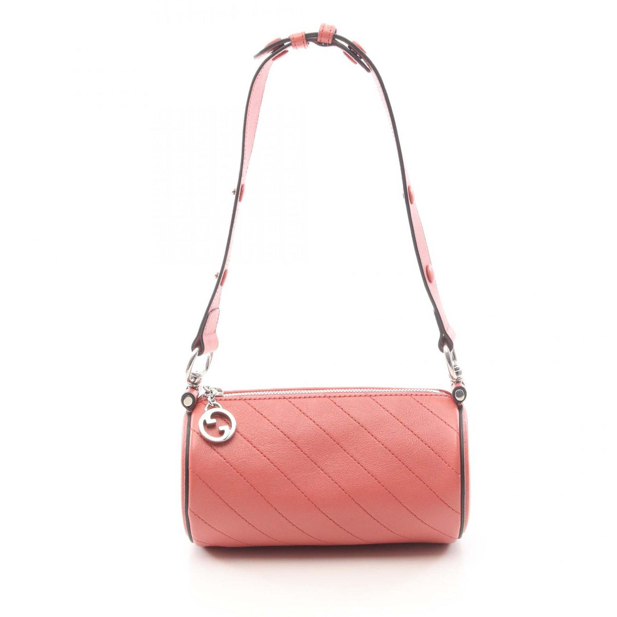 Gucci Mini Leather Blondie Barrel Shoulder Bag