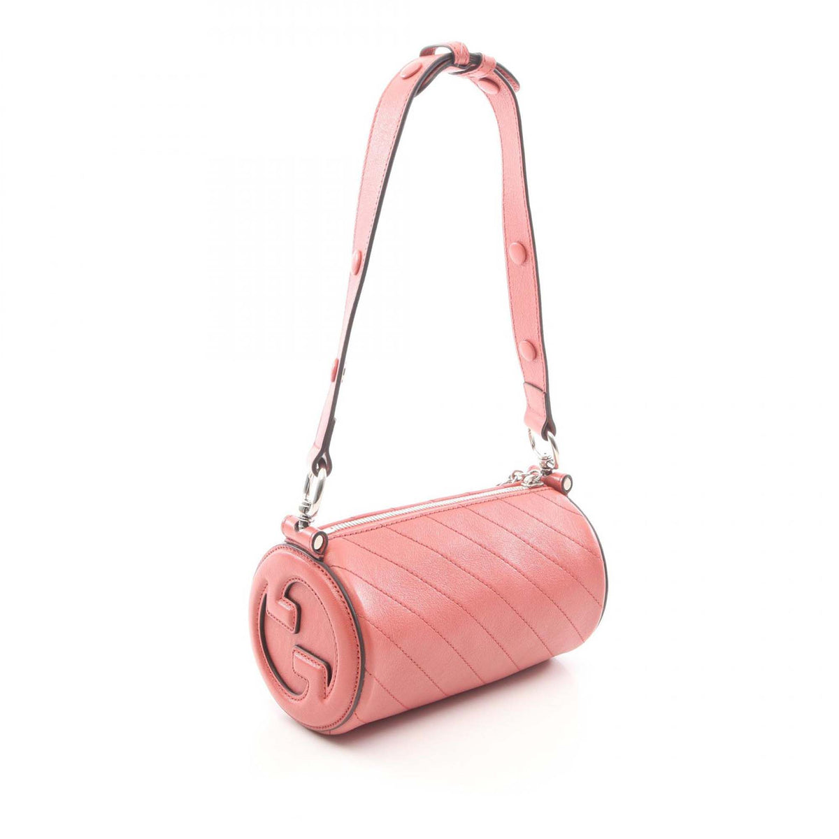 Gucci Mini Leather Blondie Barrel Shoulder Bag