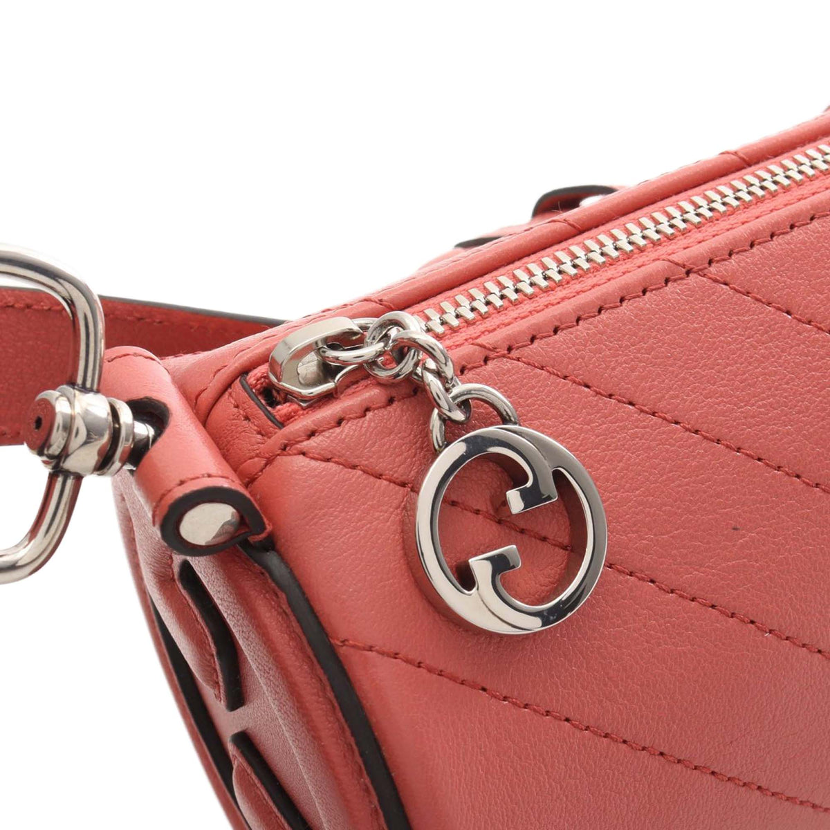 Gucci Mini Leather Blondie Barrel Shoulder Bag