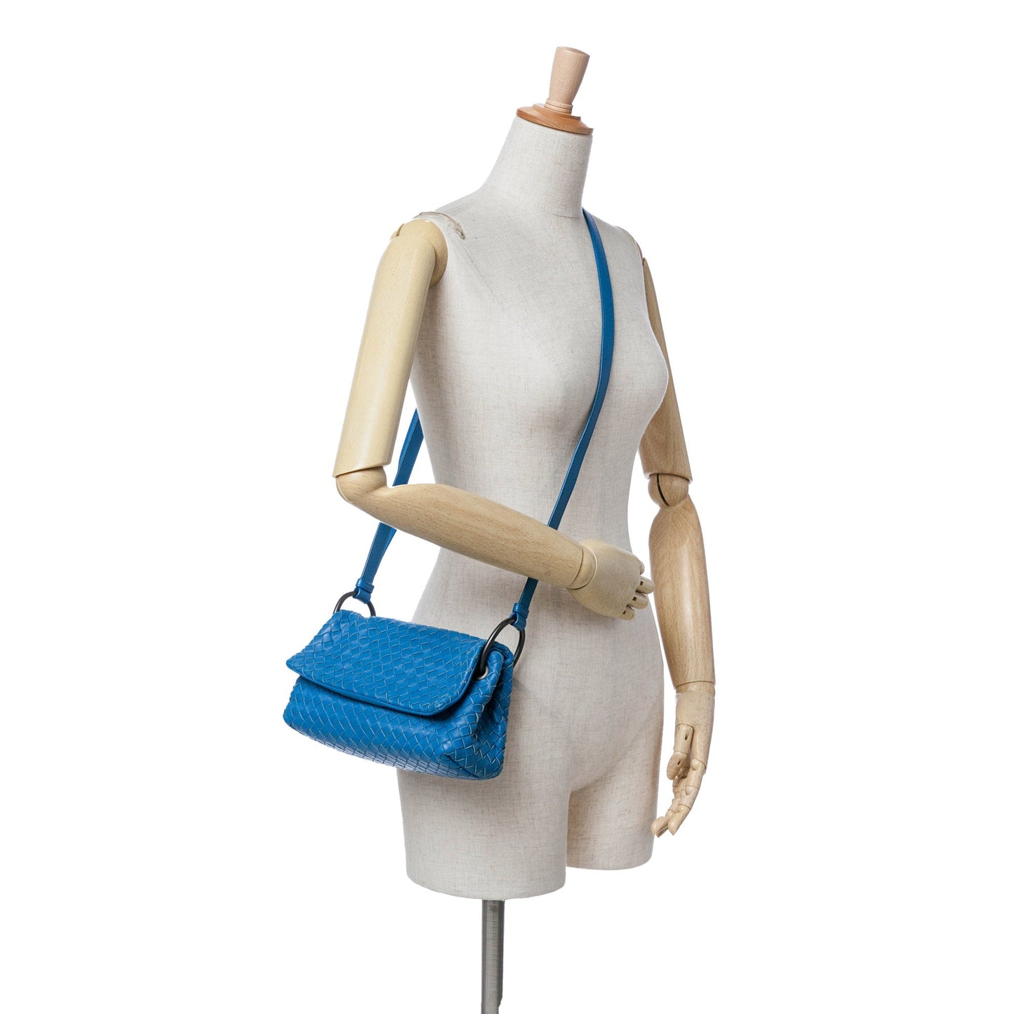 Bottega Veneta Nappa Intrecciato Flap Crossbody