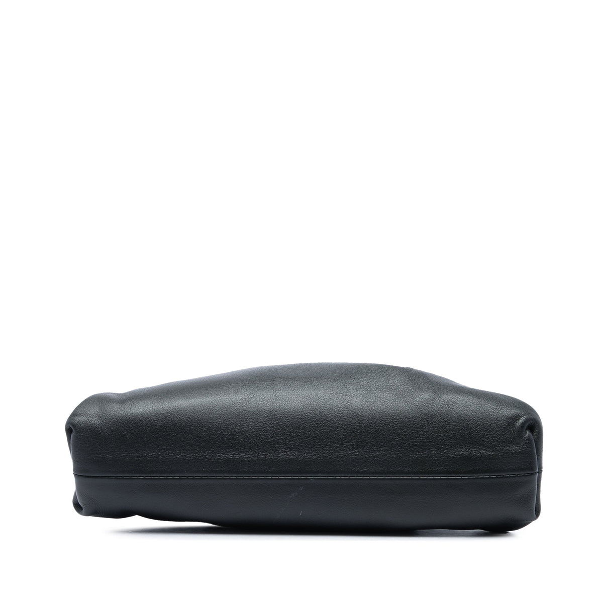 Bottega Veneta Lambskin The Mini Pouch Crossbody — Black