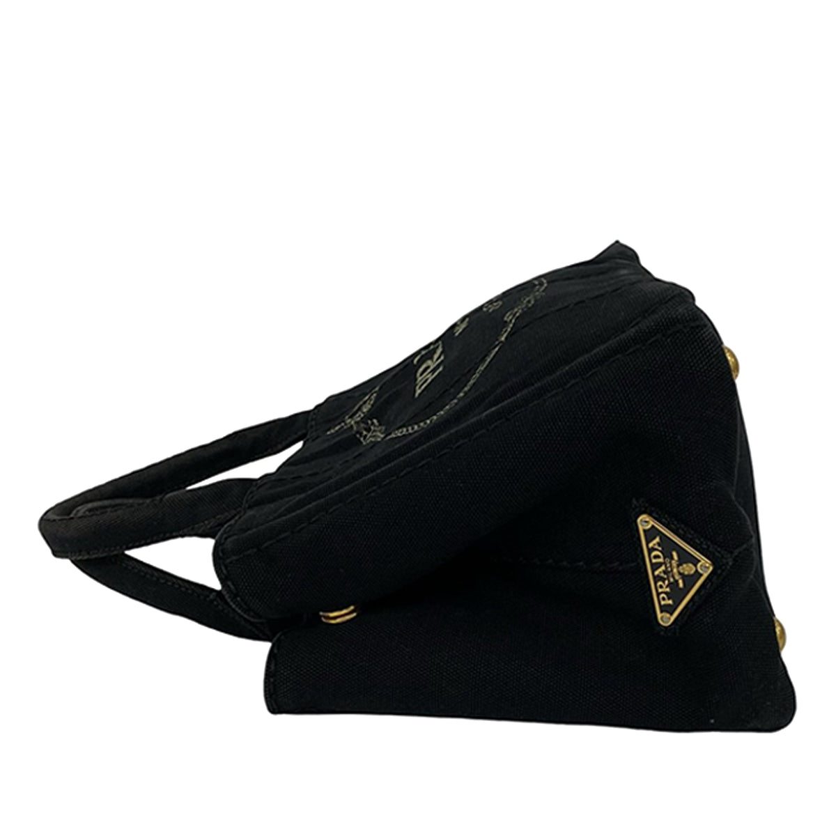 Prada Small Canvas Canapa Logo Tote